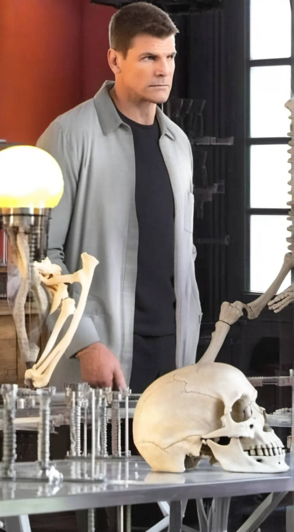 ai character: Seeley booth background