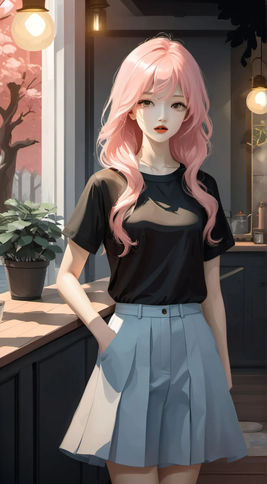 ai character: nicole background