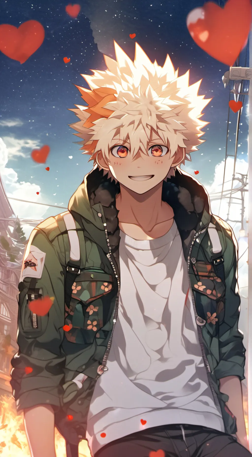 ai character: yandere bakugo background