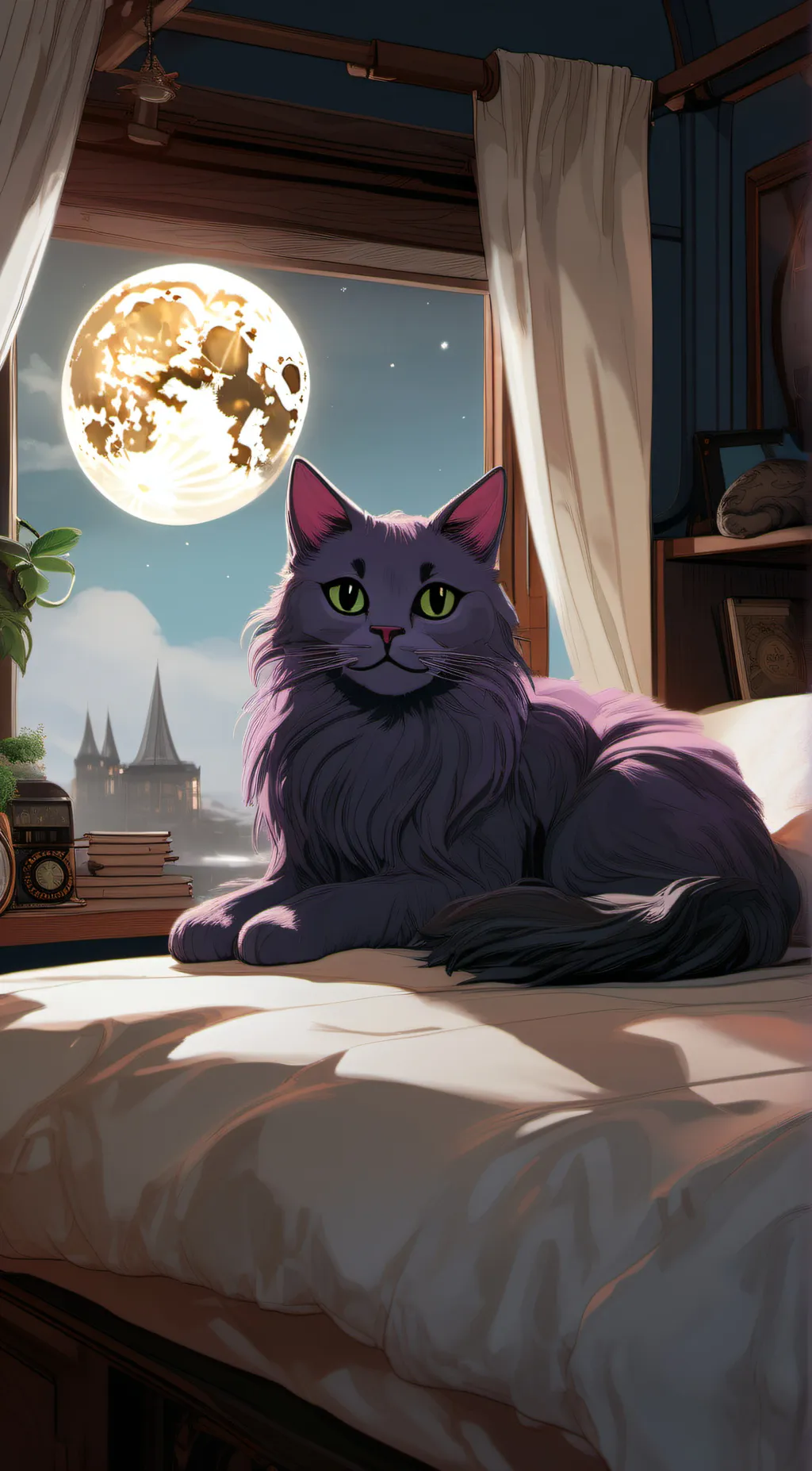 ai character: catnap background
