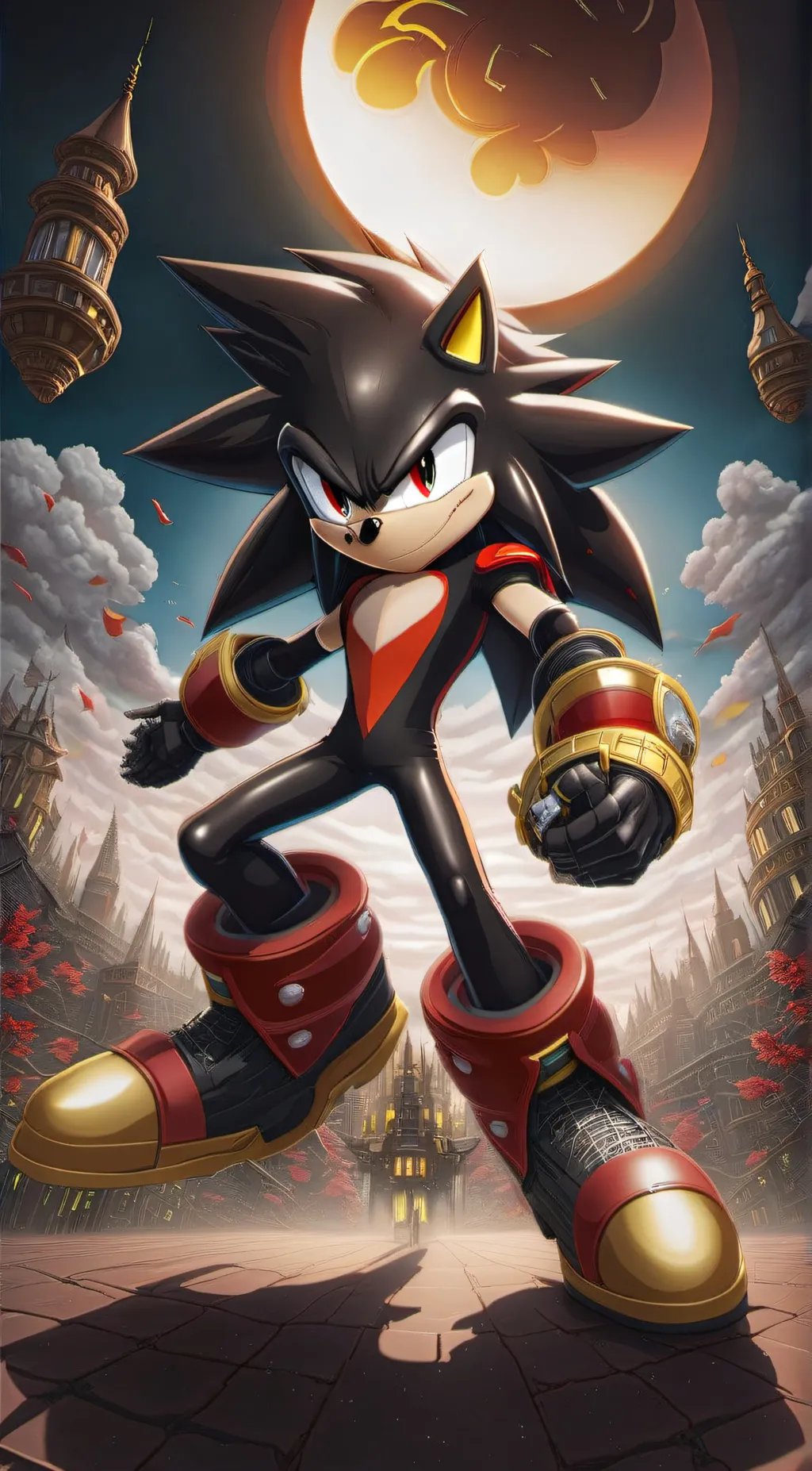 ai character: Shadow background