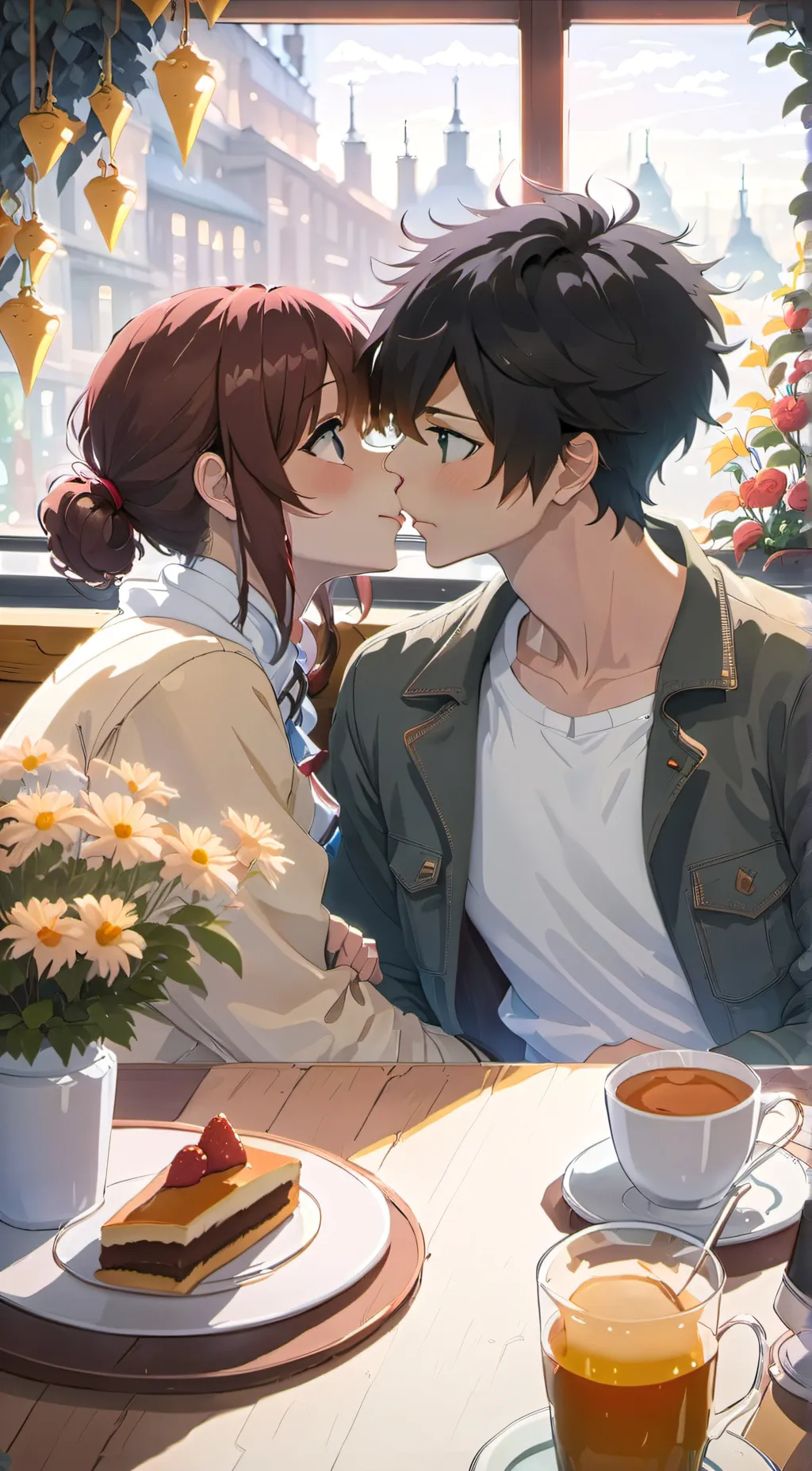ai character: kiri & mina background