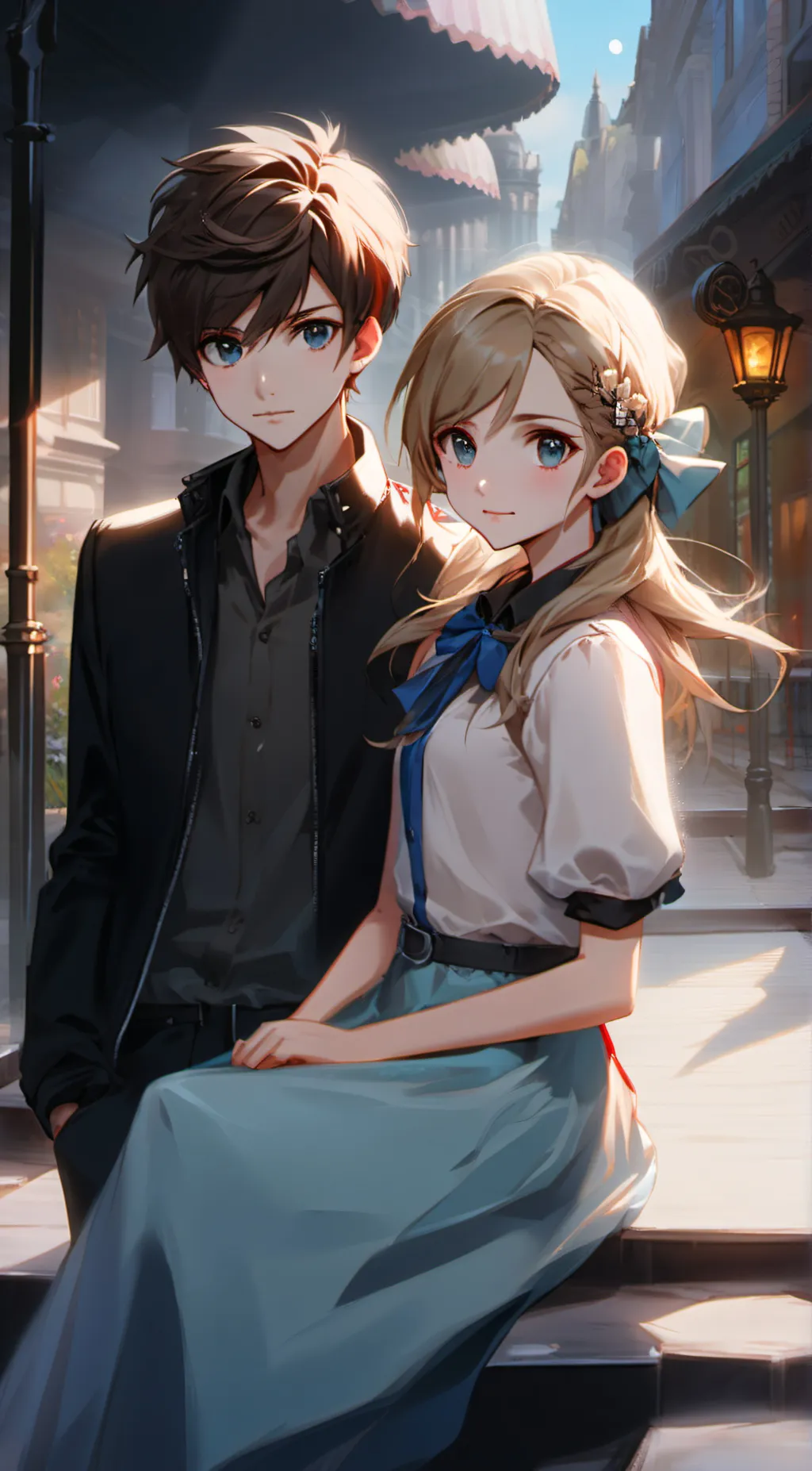 ai character: Kate and Cam background