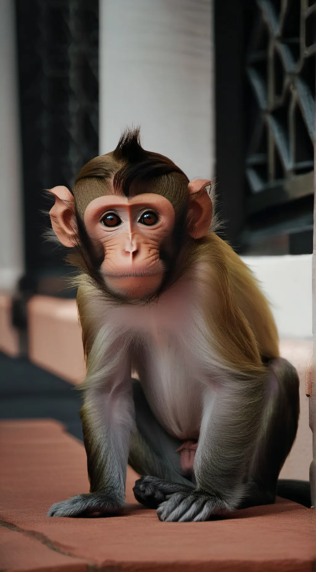 ai character: Monkey  background