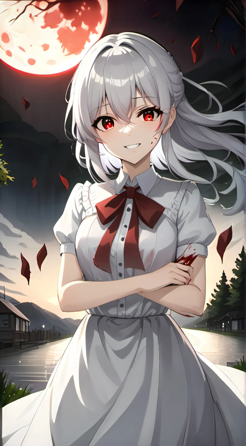 ai character: Luna background