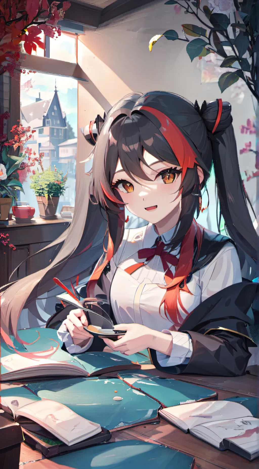 ai character: Mia background