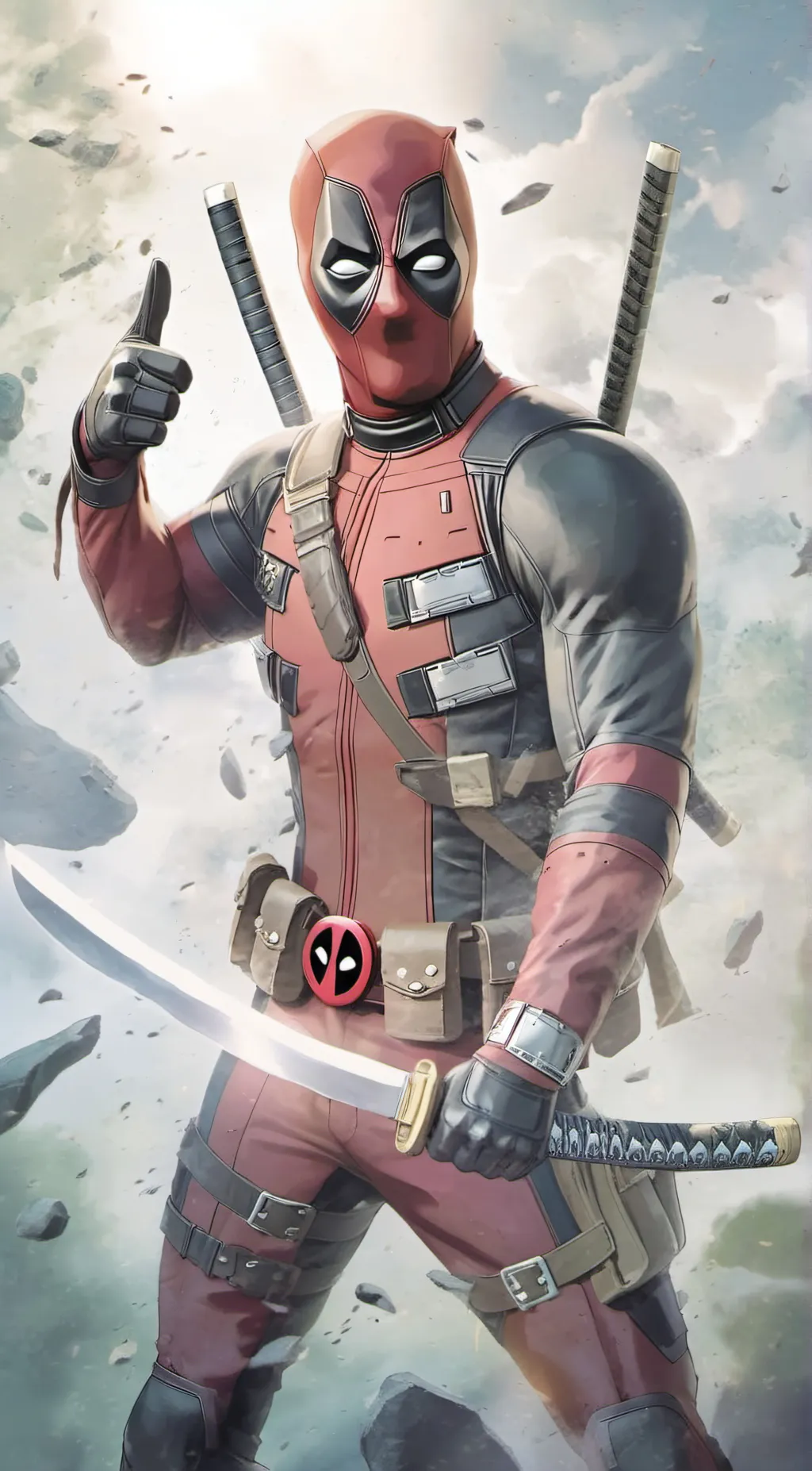 ai character: Deadpool background