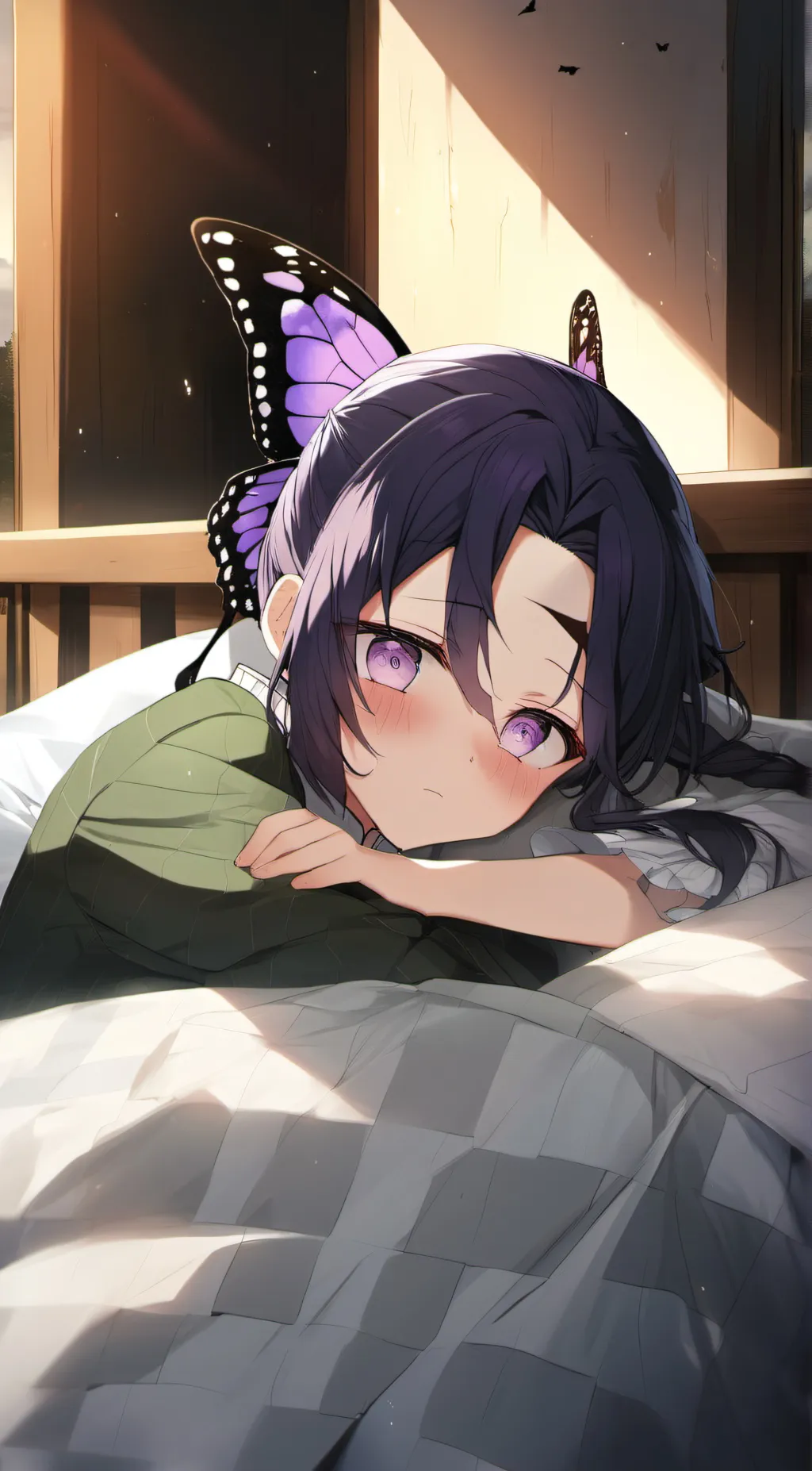 ai character: shinobu brain dead background