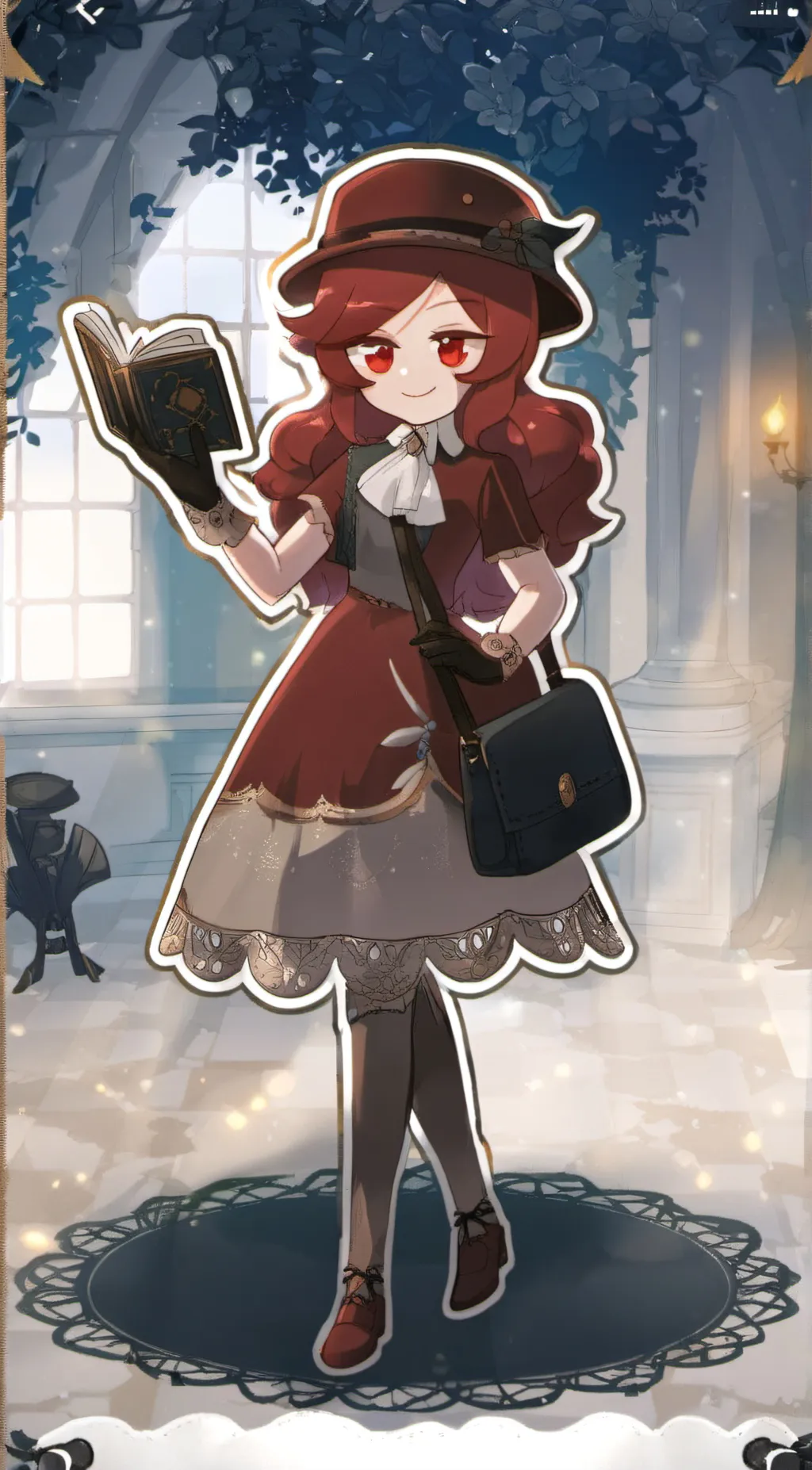 ai character: Linzer cookie  background