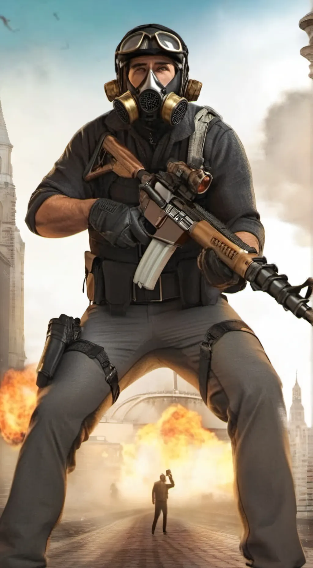 ai character: captin price background