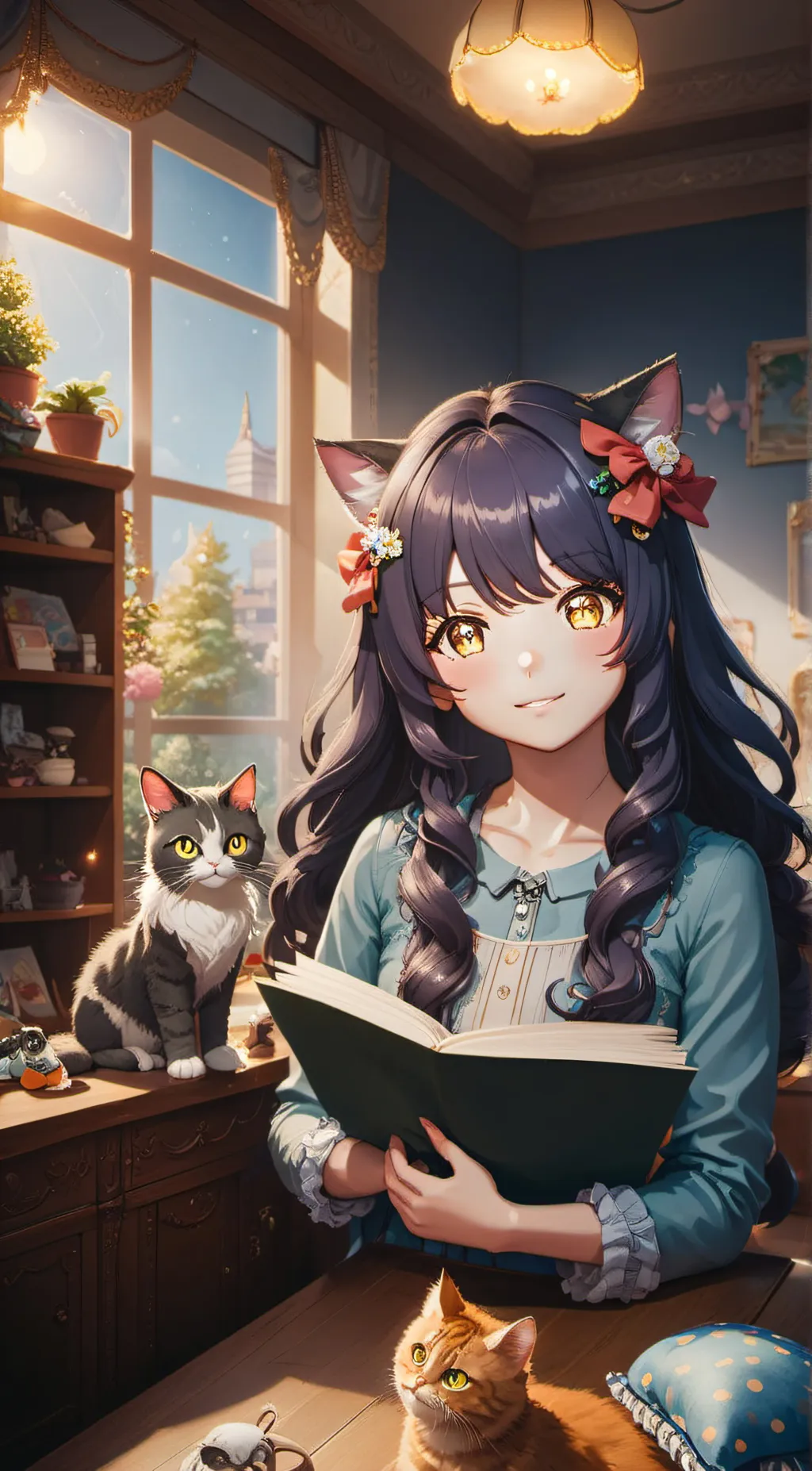 ai character: Penny background