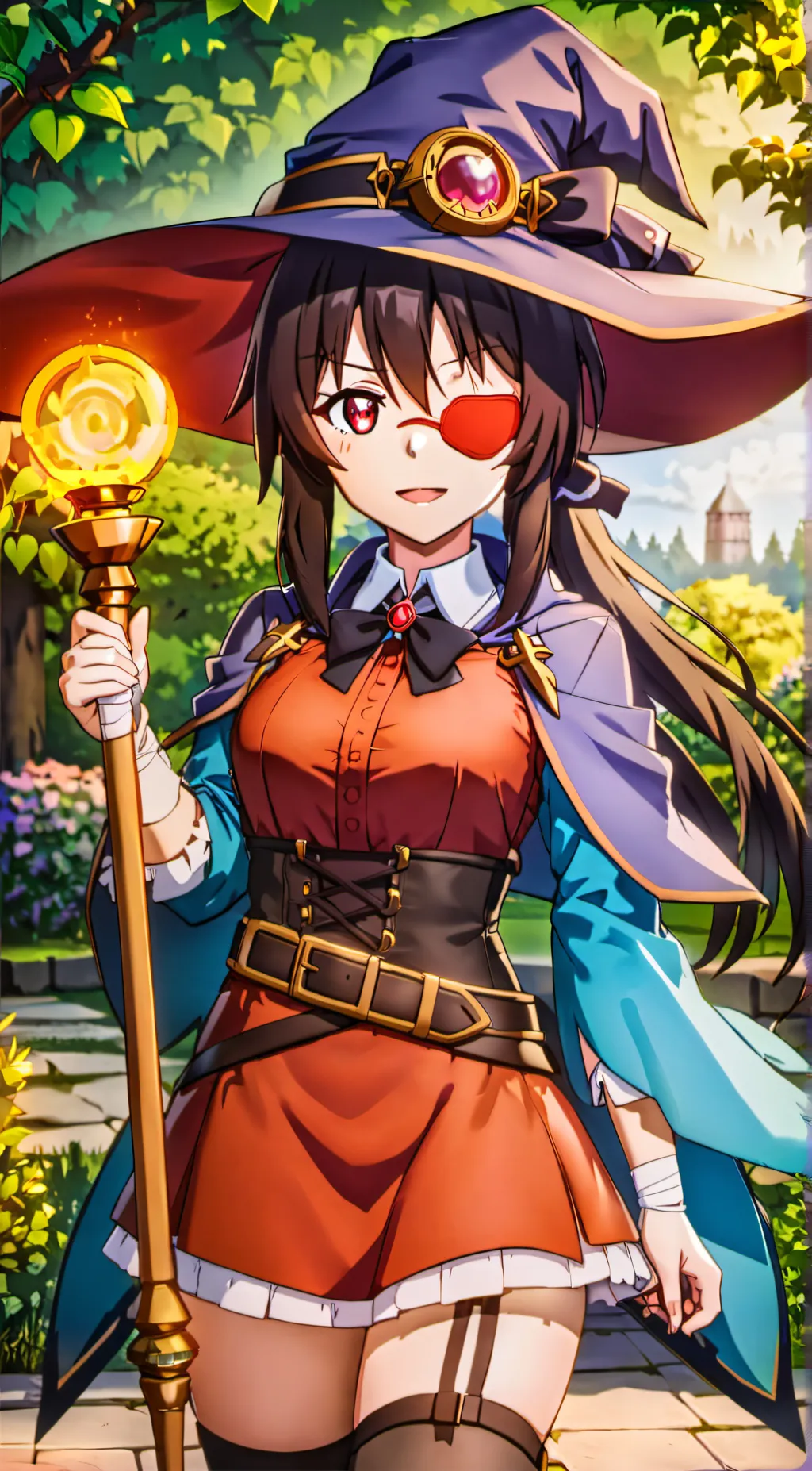ai character: Megumin background