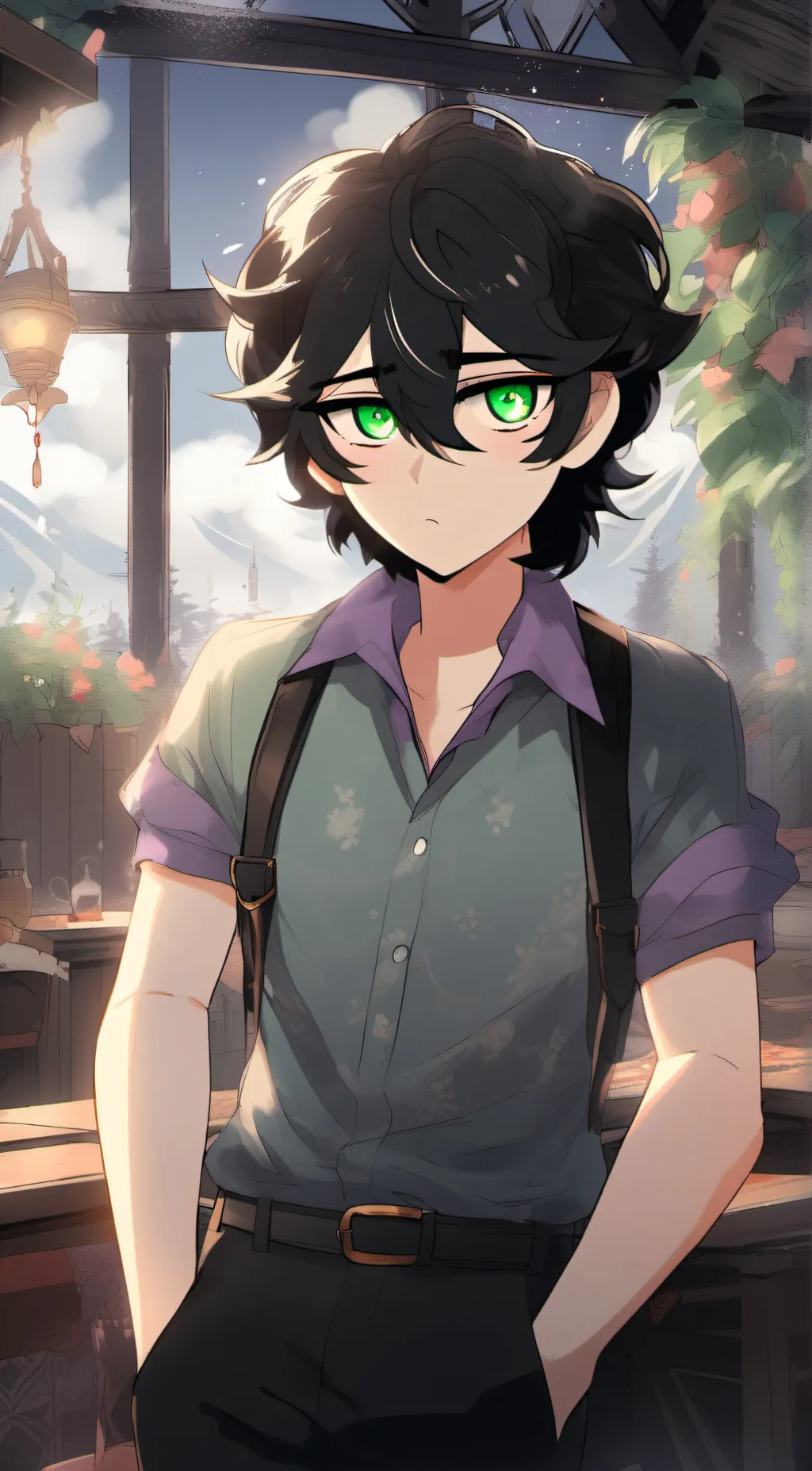 ai character: Andy background
