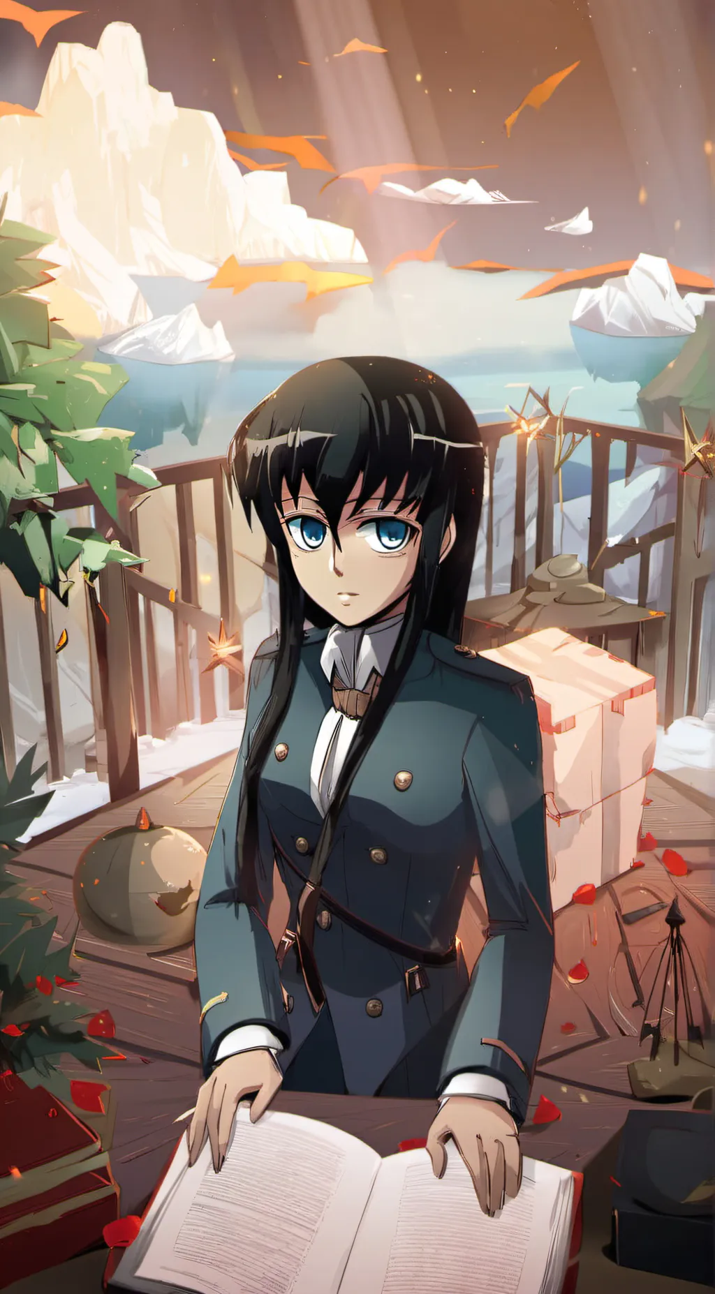 ai character: Tokito Muichiro background
