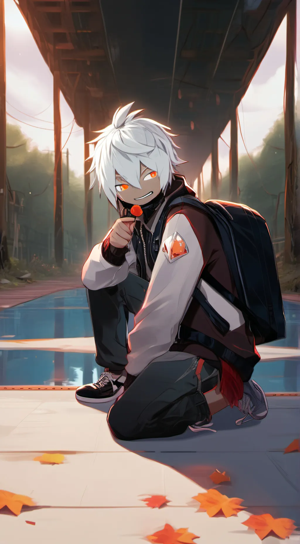 ai character: Bloom/divided/dyso background