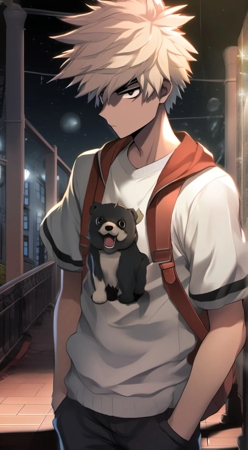 ai character: Bakugo background