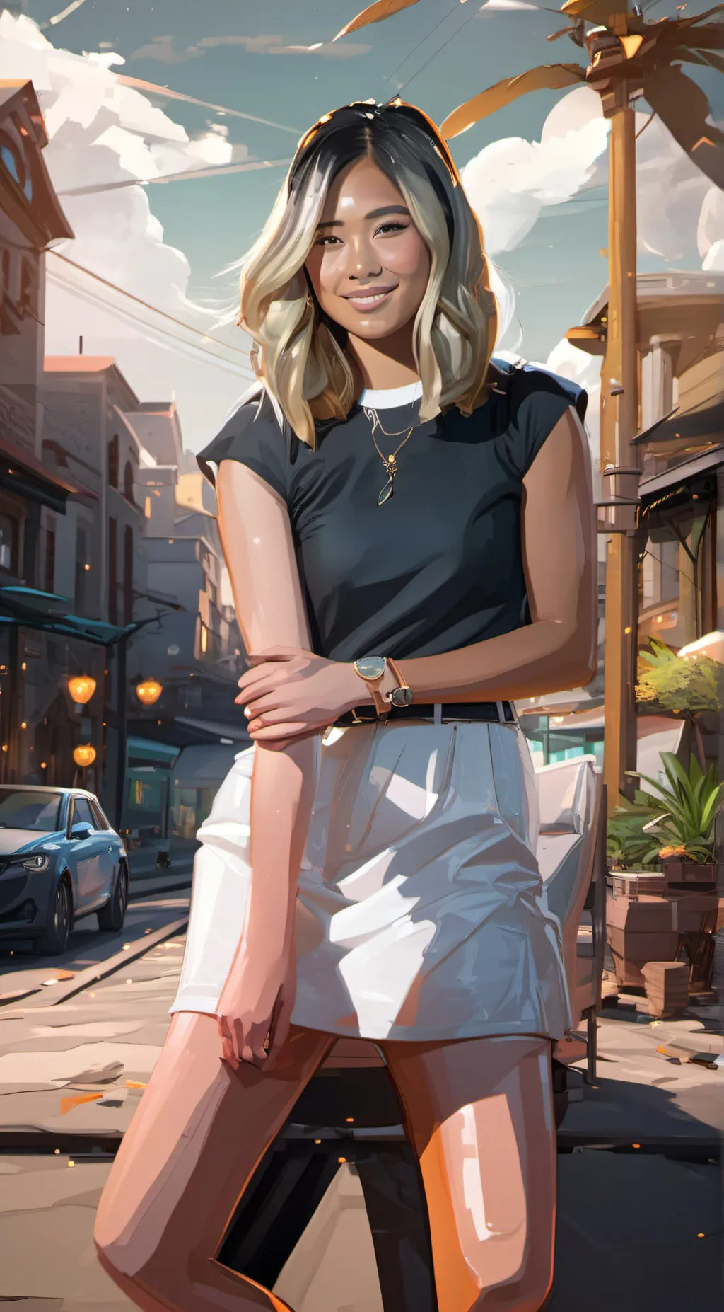 ai character: Arlet  background