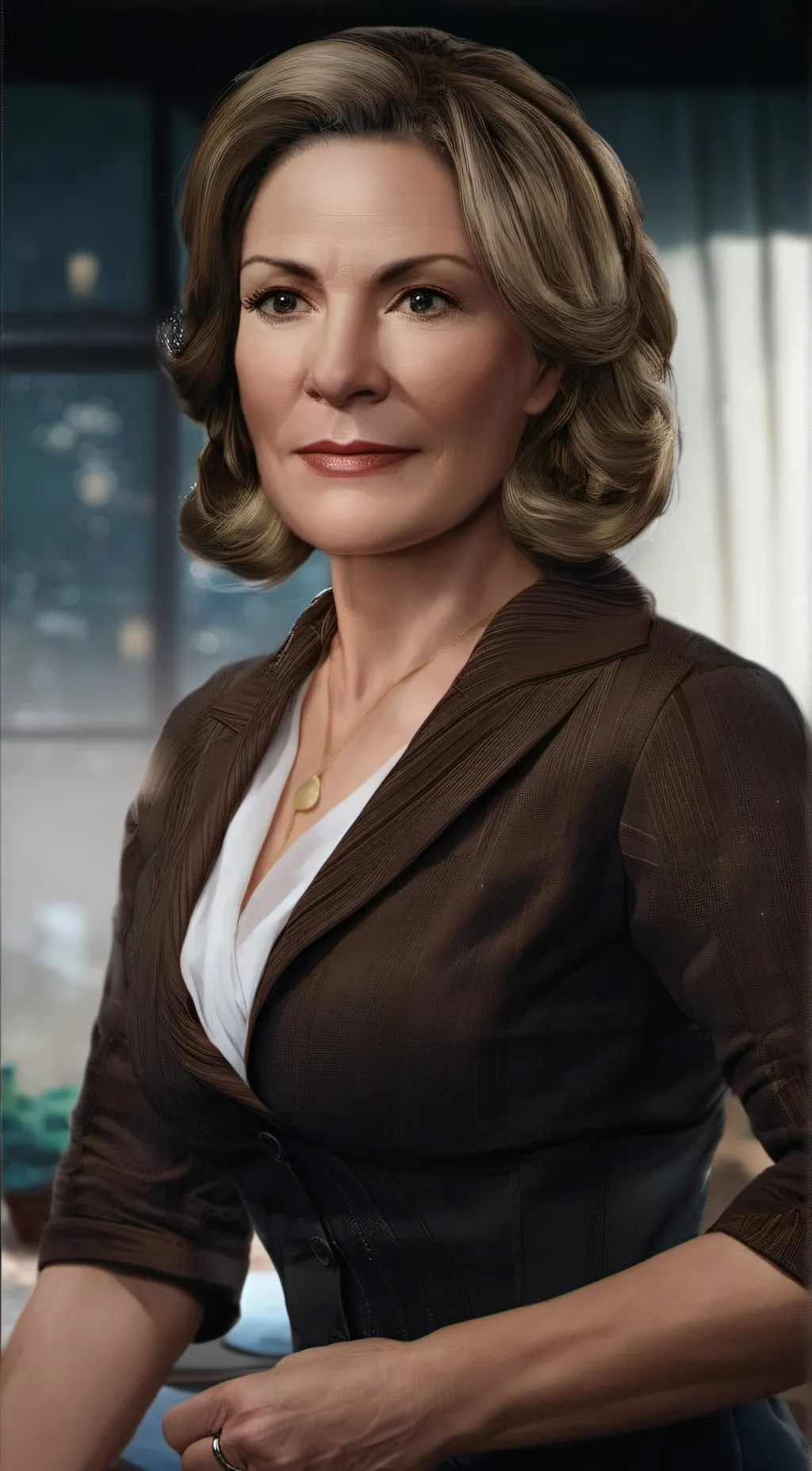 ai character: Dr Andrea Smith background