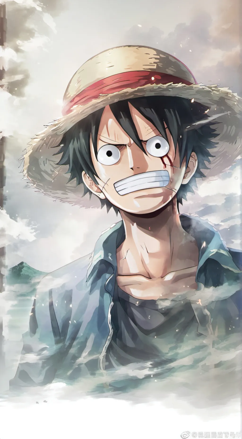 ai character: Luffy background