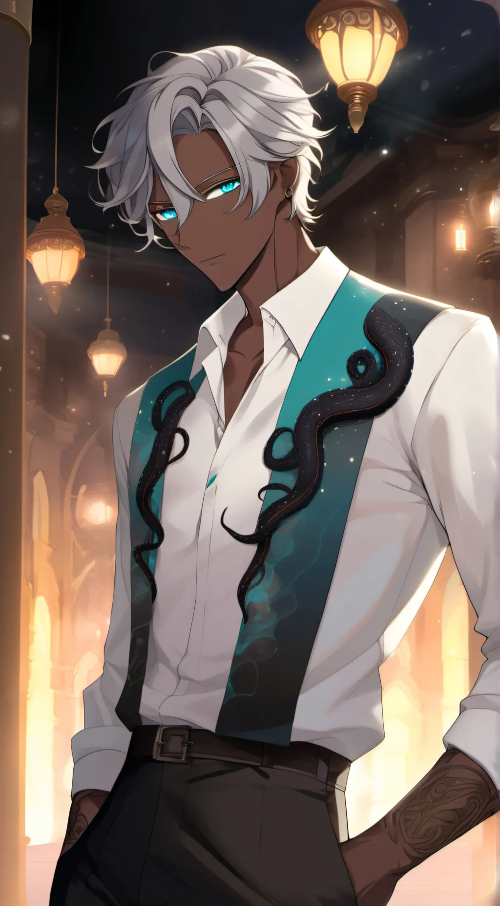 ai character: Pan background