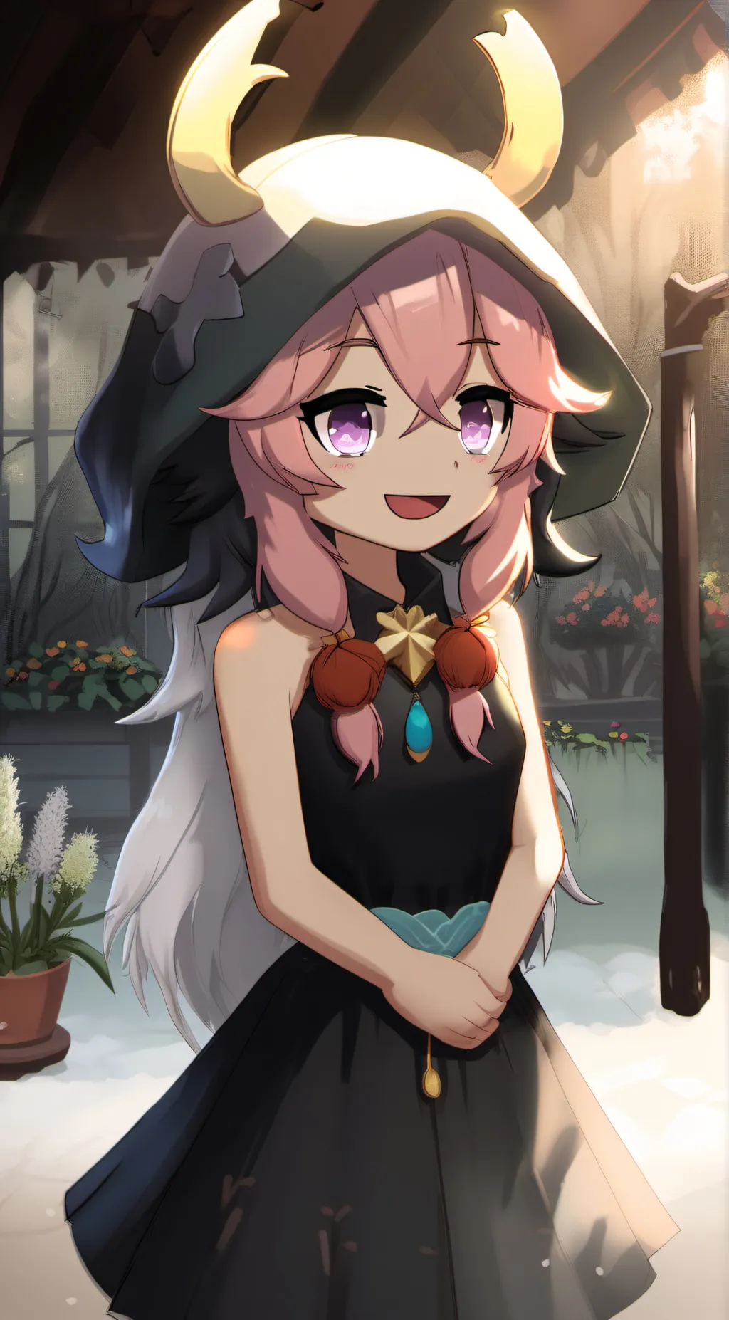 ai character: Zoey  background