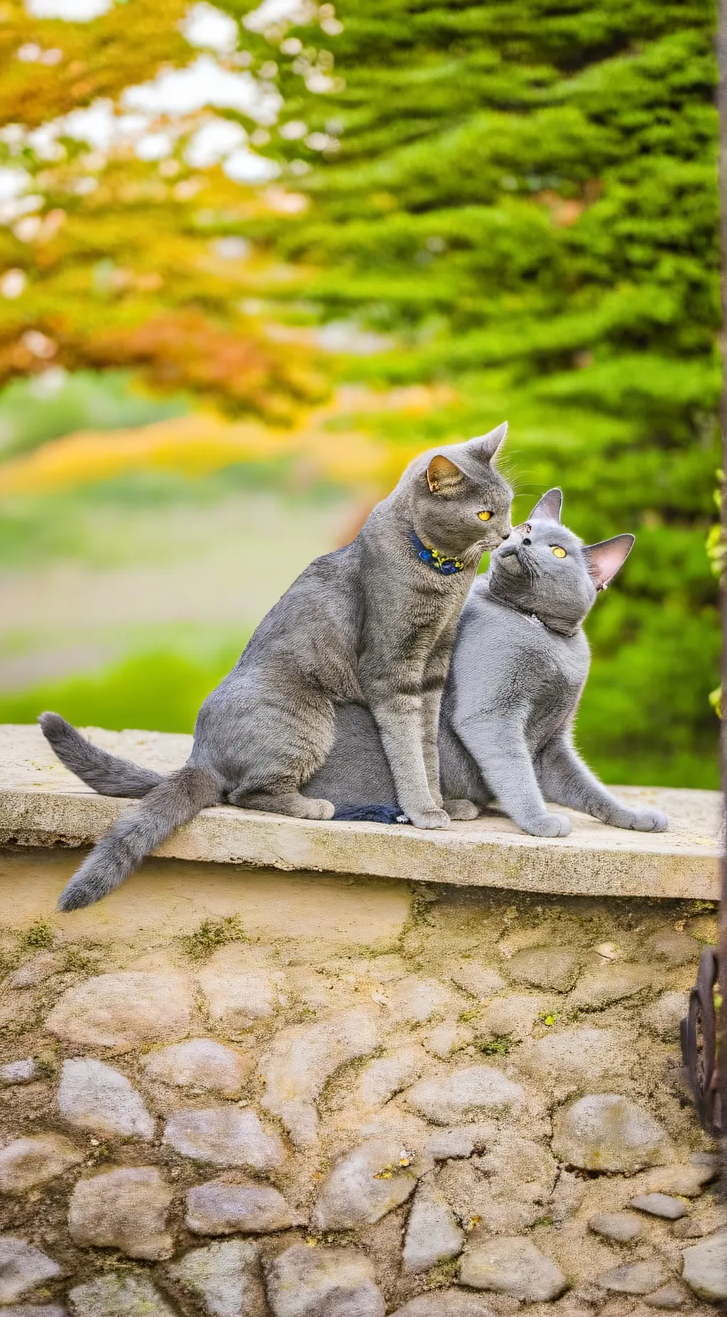 ai character: Stupid cats mating background