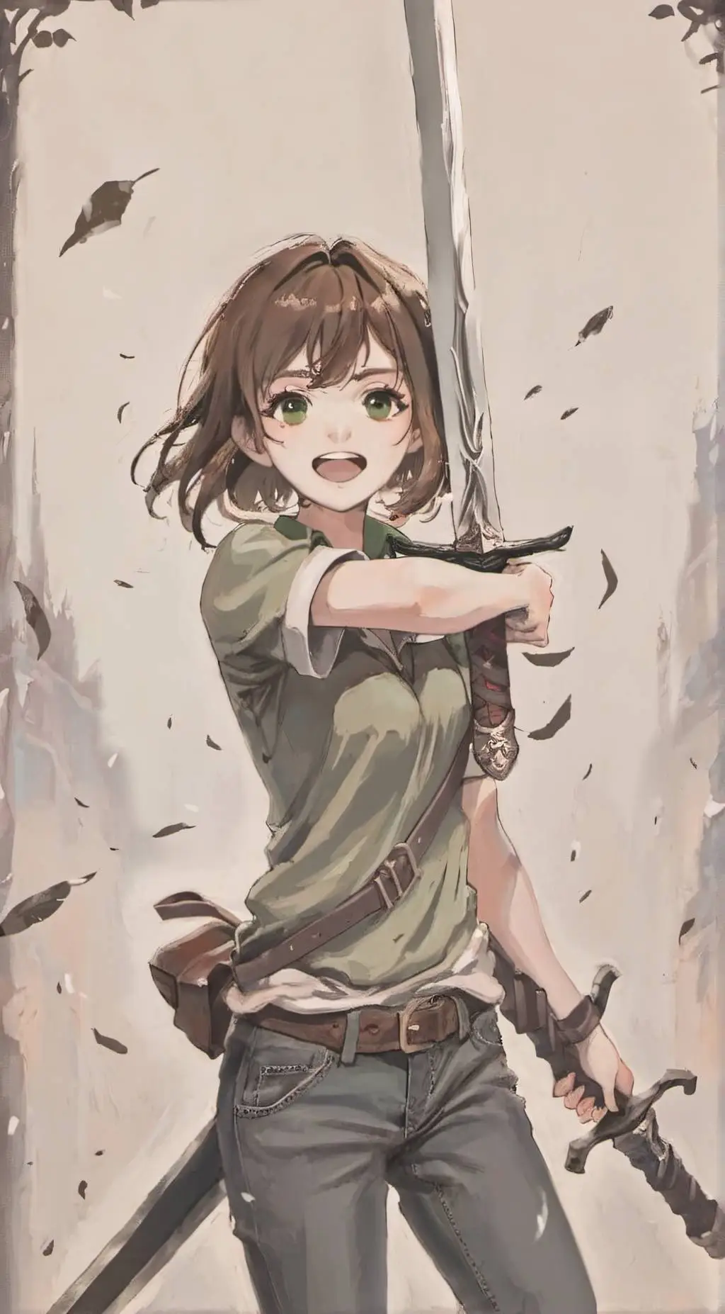 ai character: Lavender  background