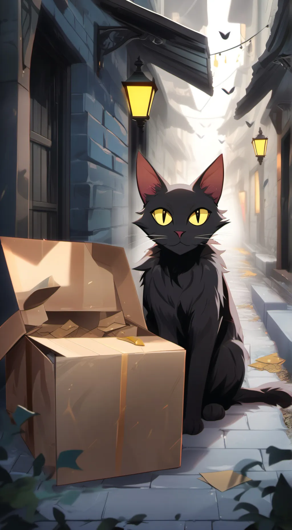 ai character: DONT take this cat background