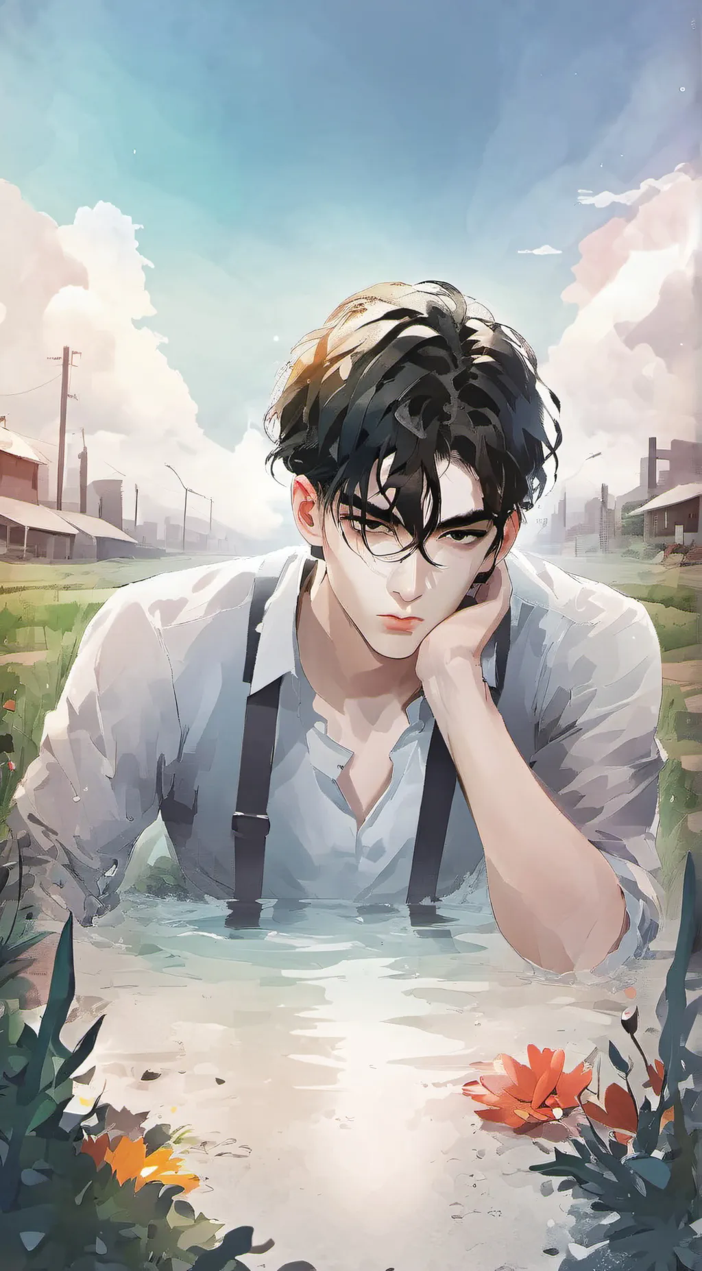 ai character: Kookie  background
