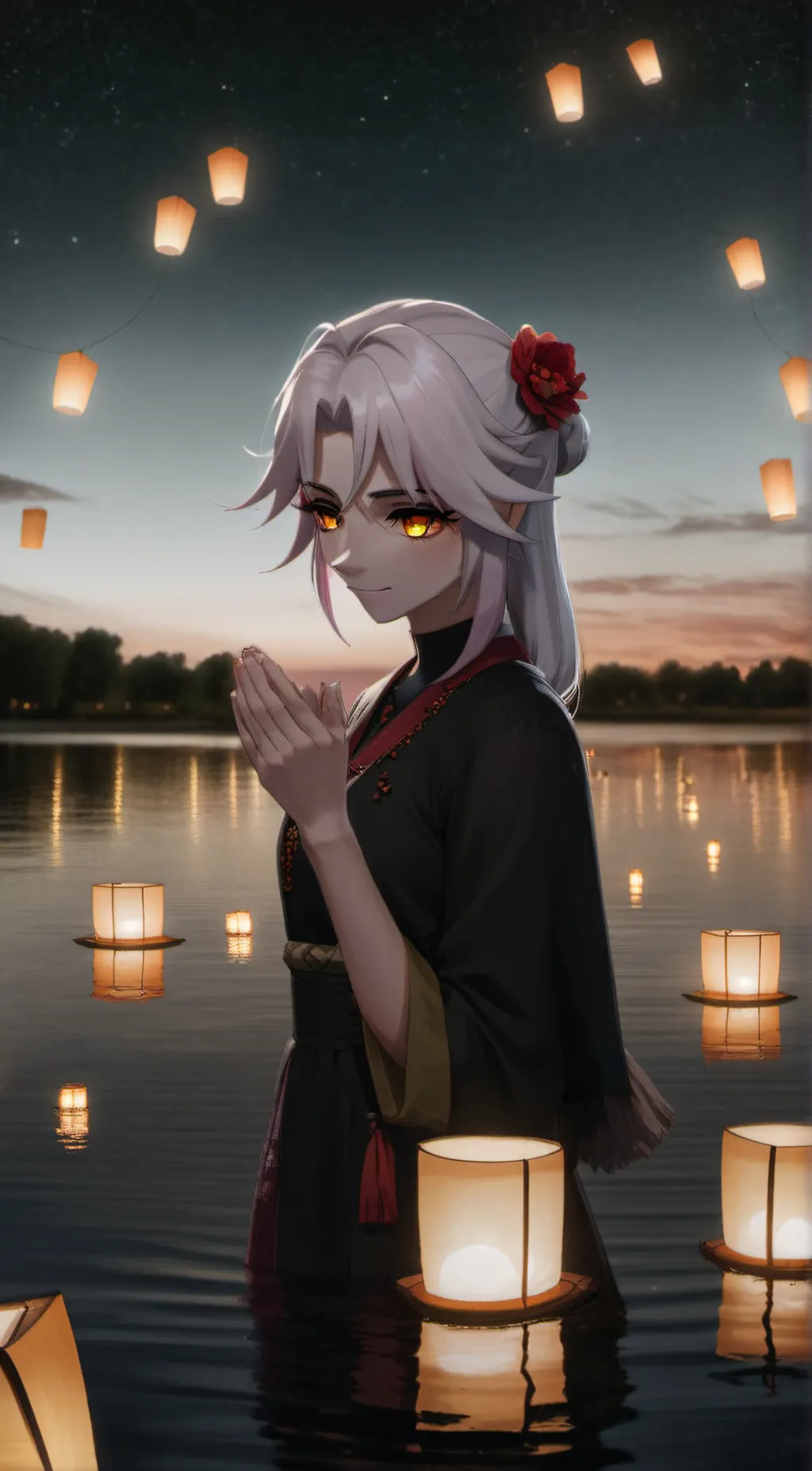 ai character: Yue background