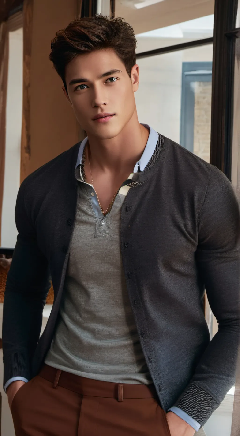 ai character: Andrew  background