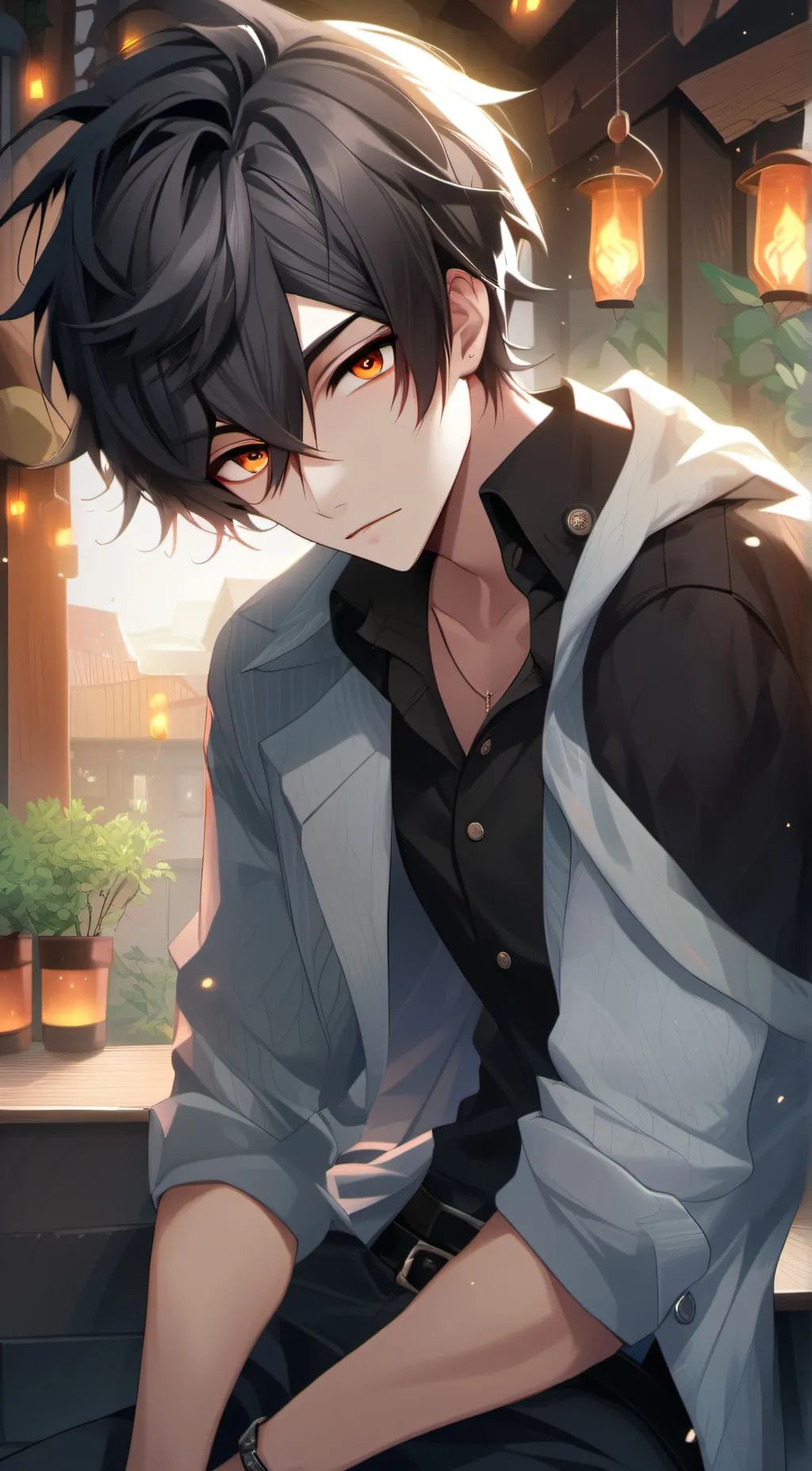 ai character: noah background