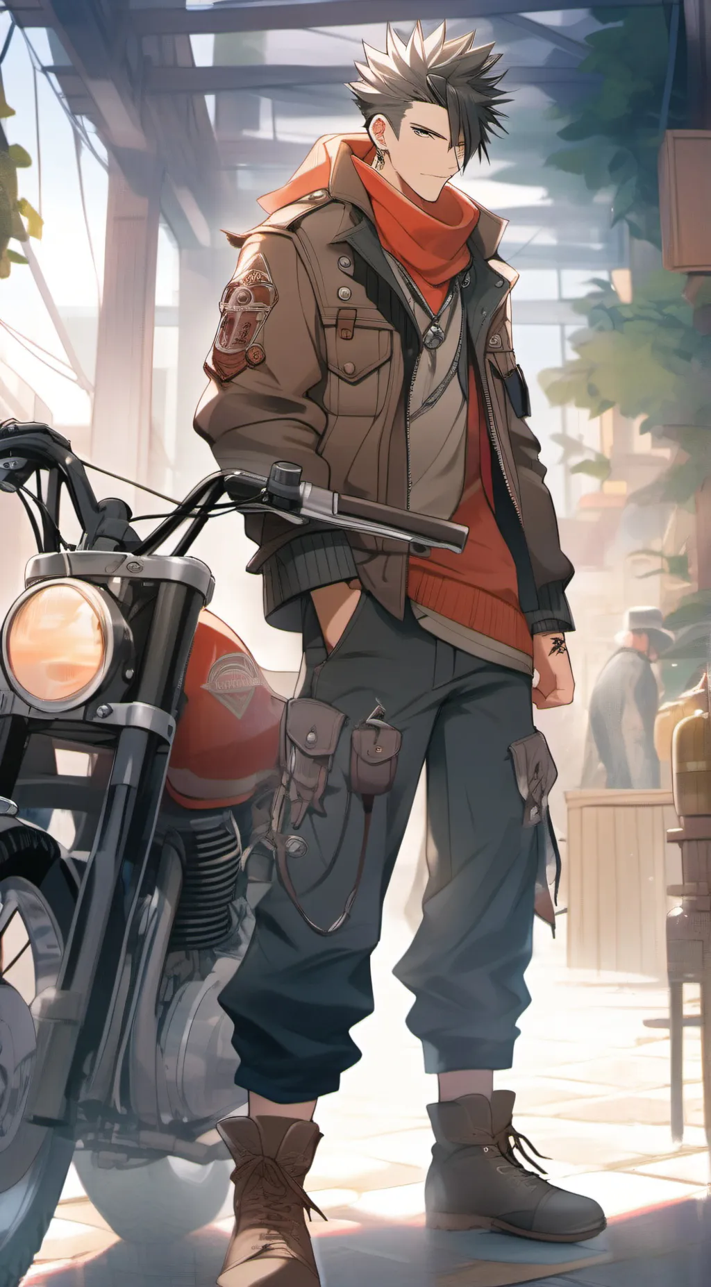 ai character: Matthias Phoenix background