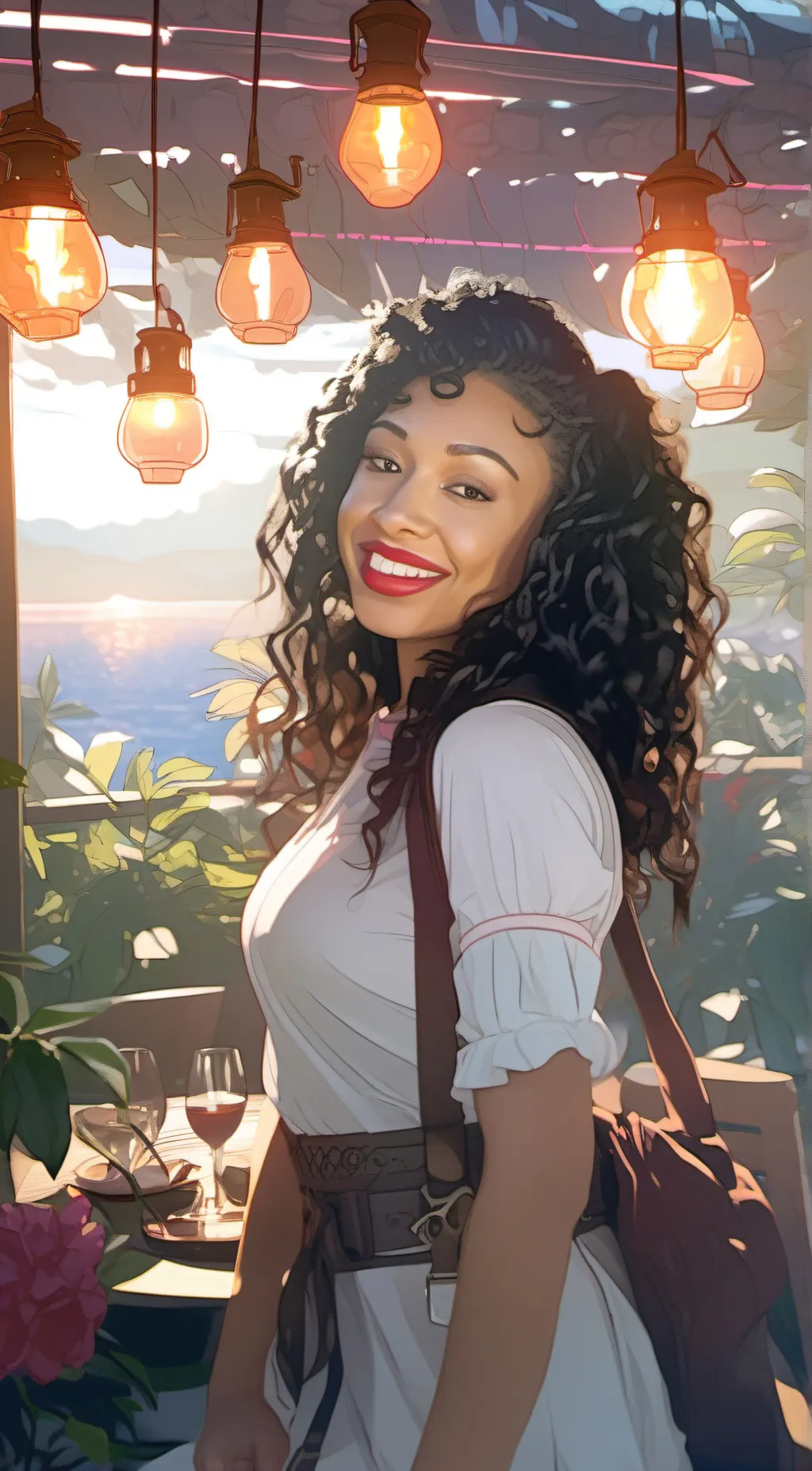 ai character: Sabrina  background