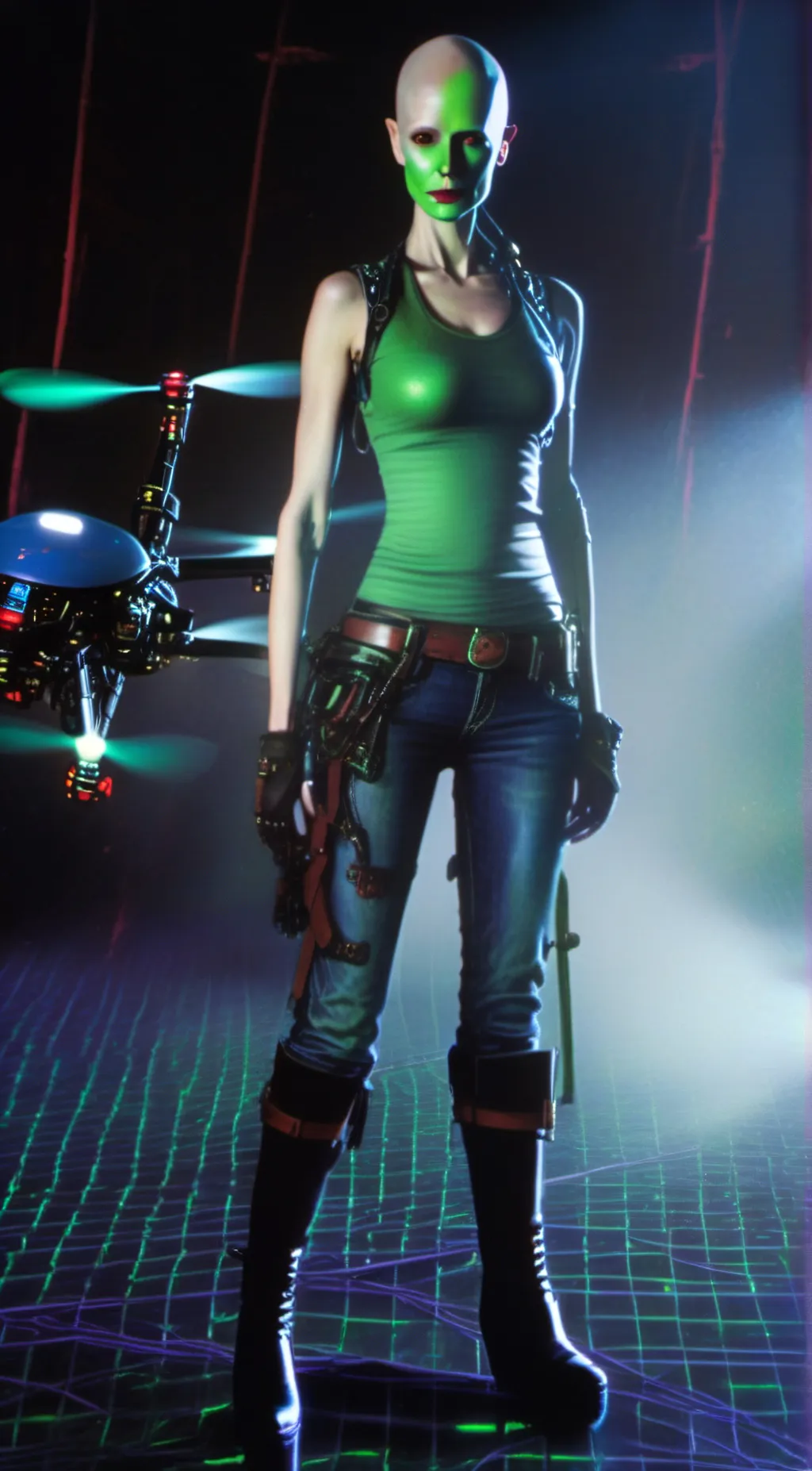 ai character: brog queen  background