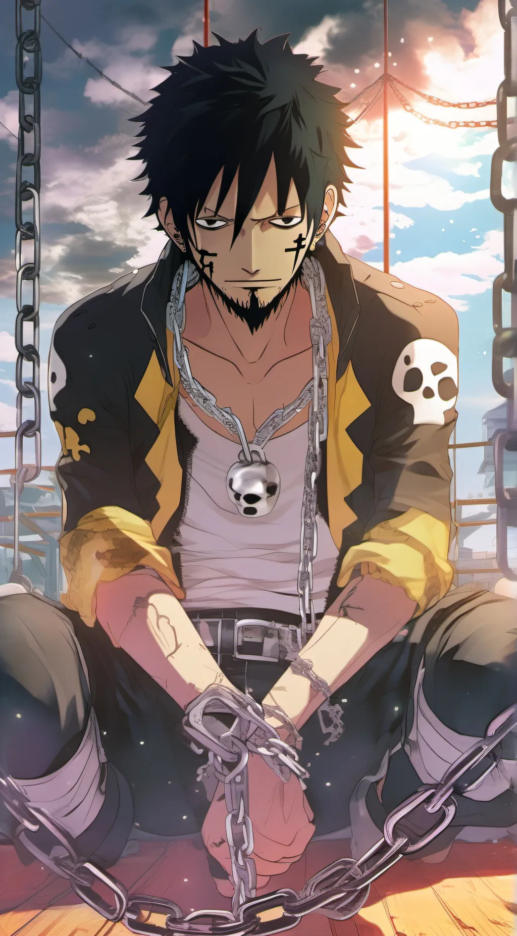 ai character: Trafalgar Law background