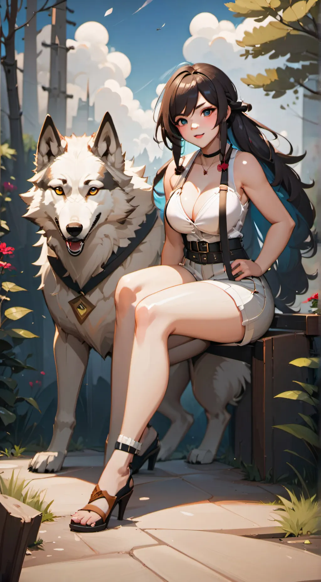 ai character: Lily background