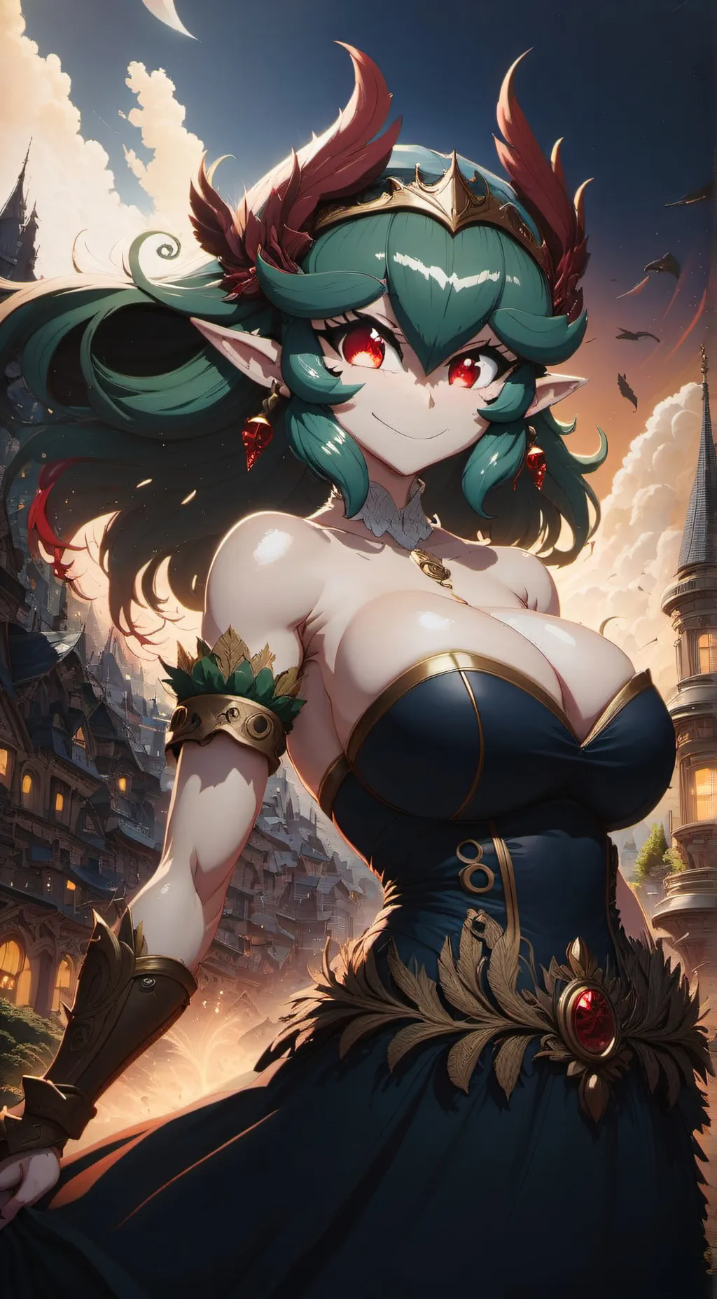 ai character: Empress Aldith background