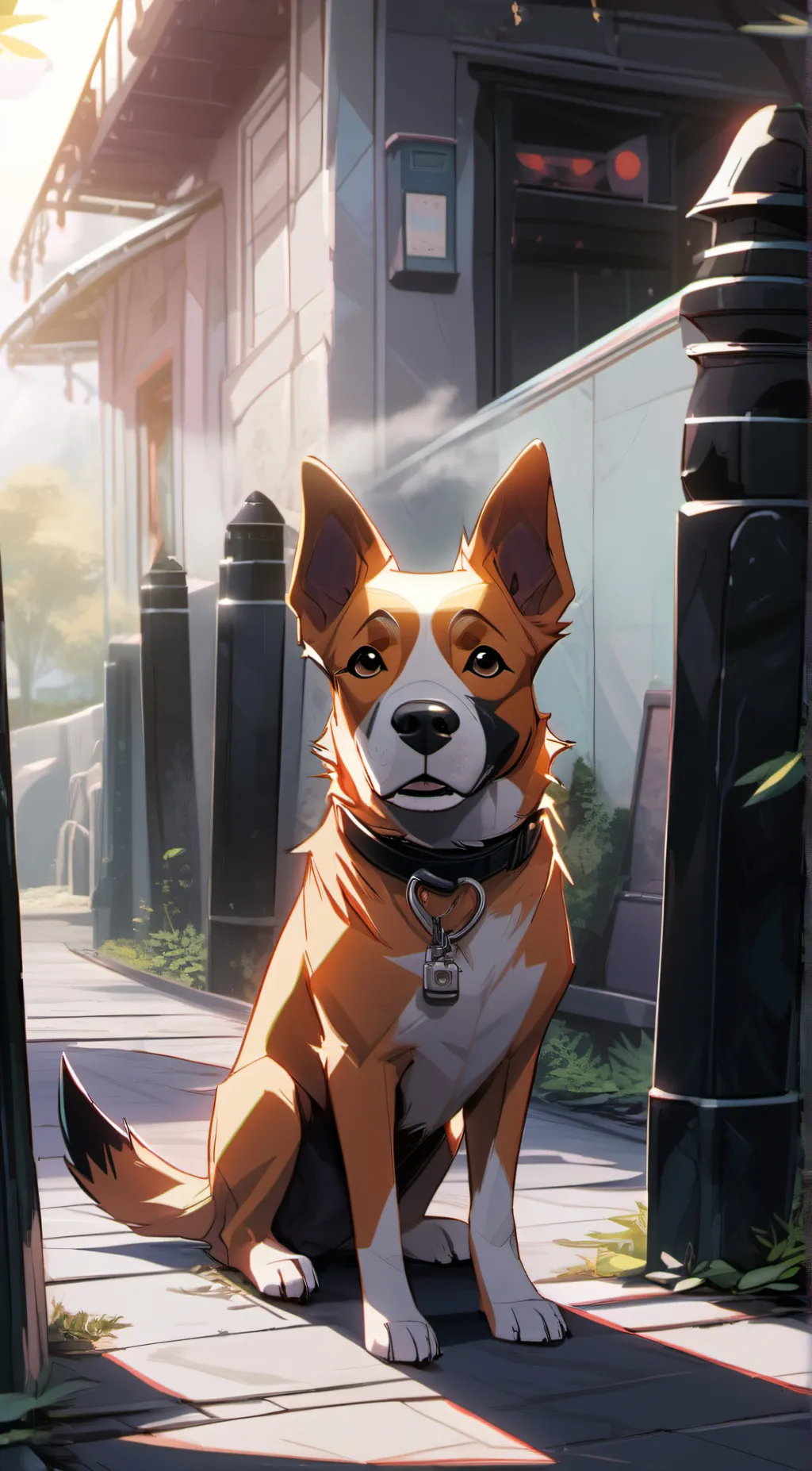 ai character: dogday background