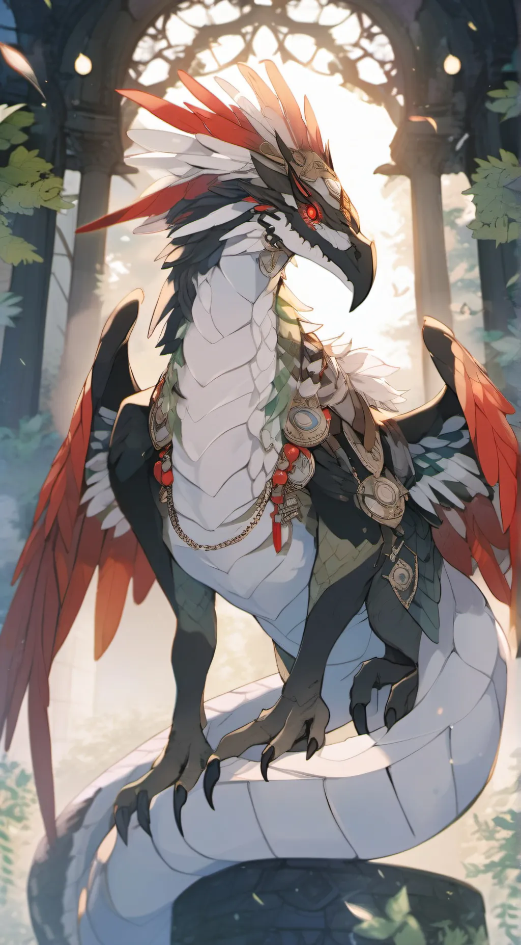 ai character: Mha x Serpent background
