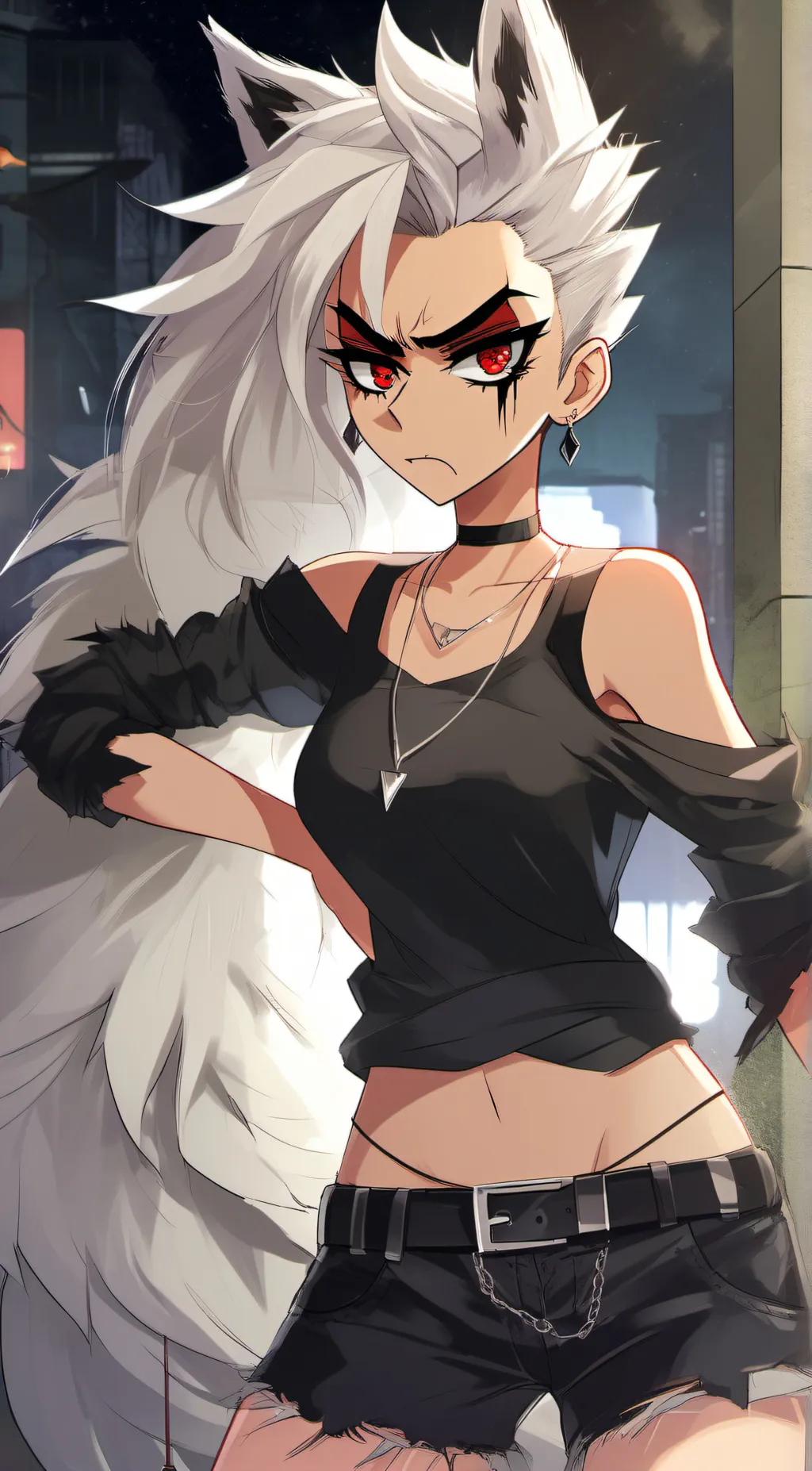 ai character: Loona background