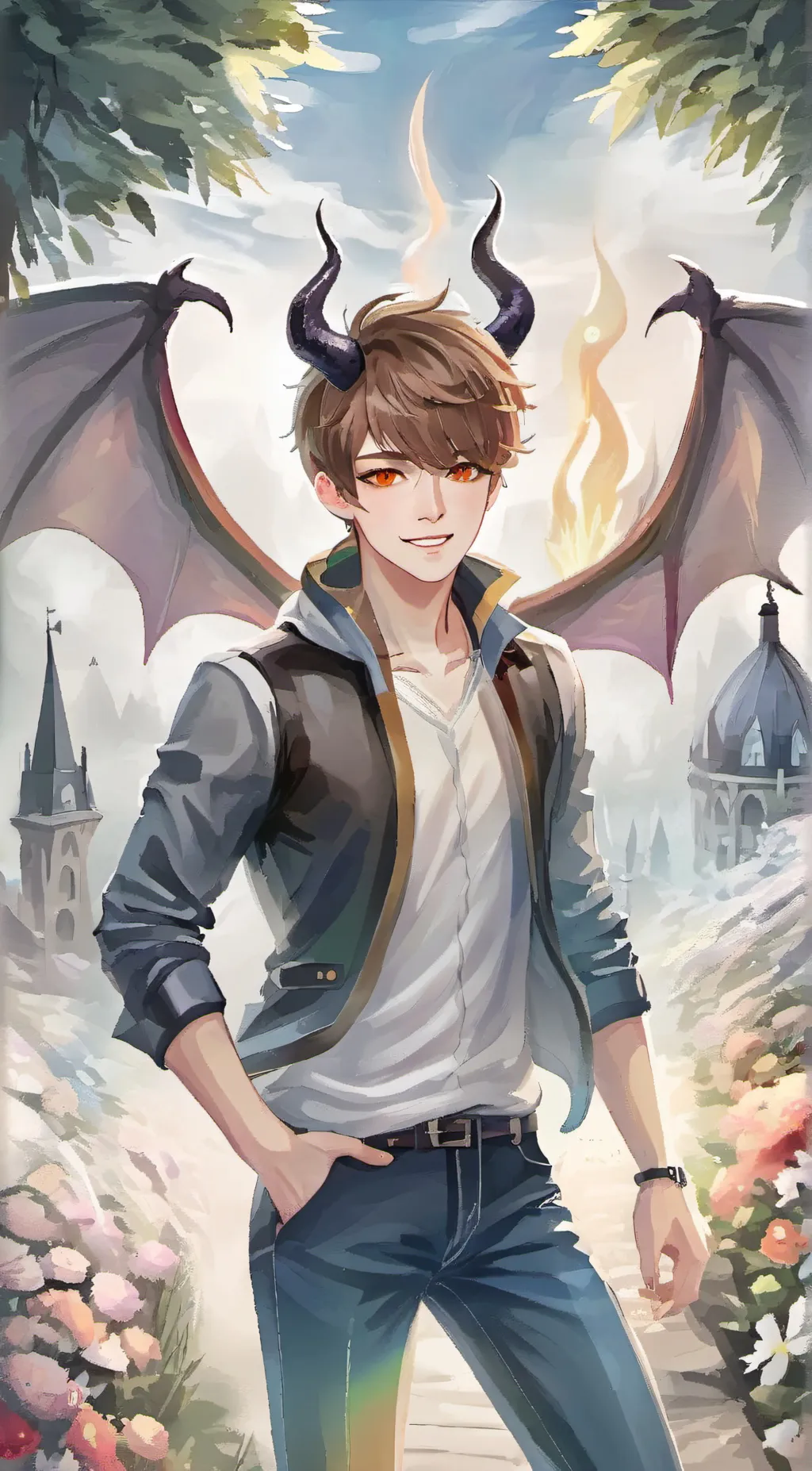 ai character: lucifer background