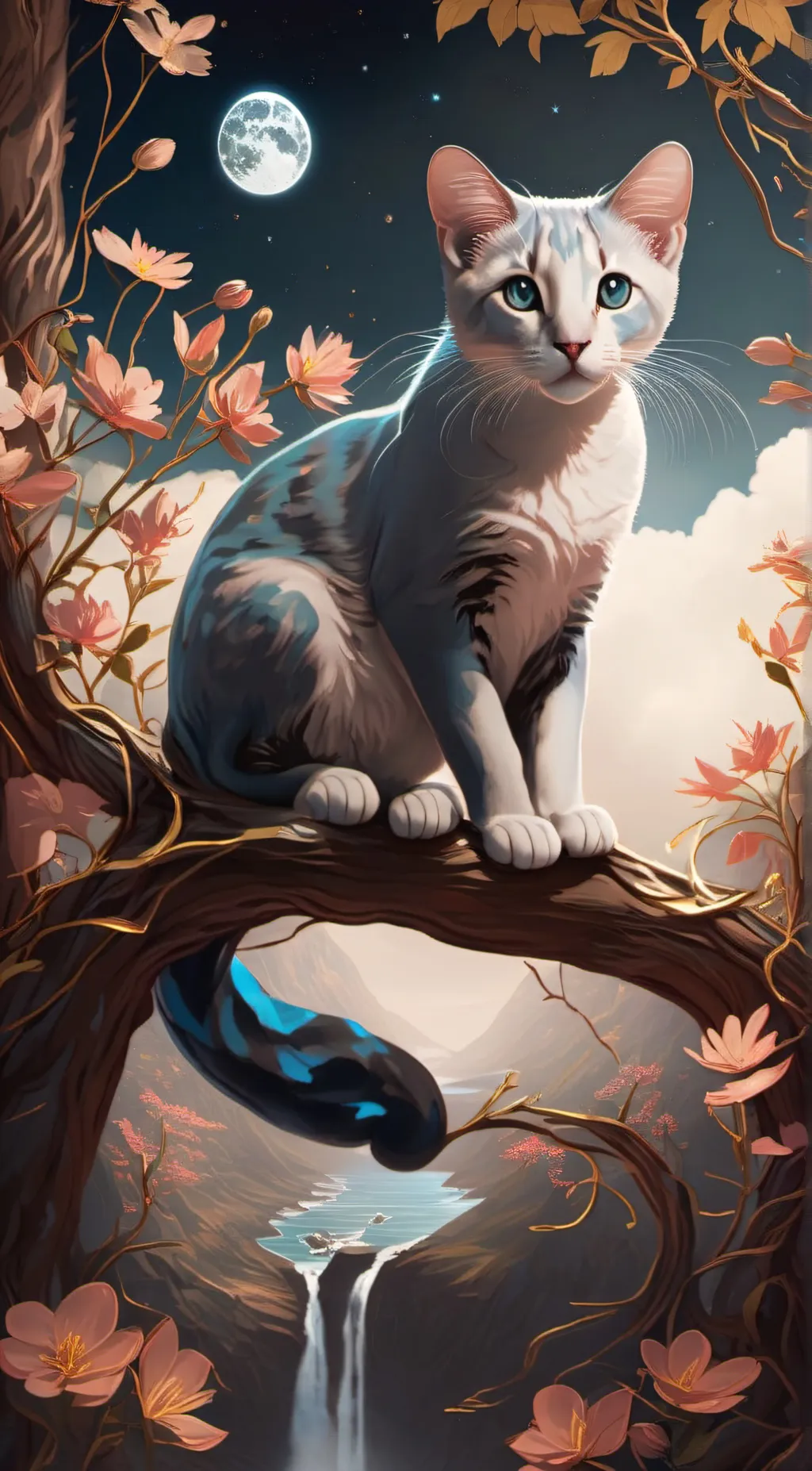 ai character: Luna background