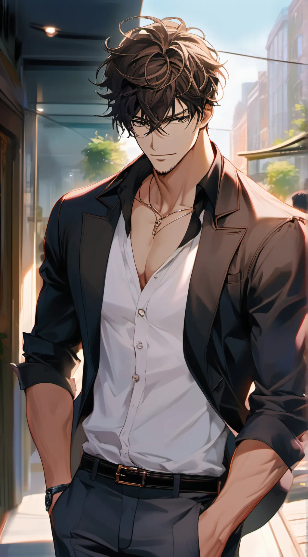 ai character: Marcus background
