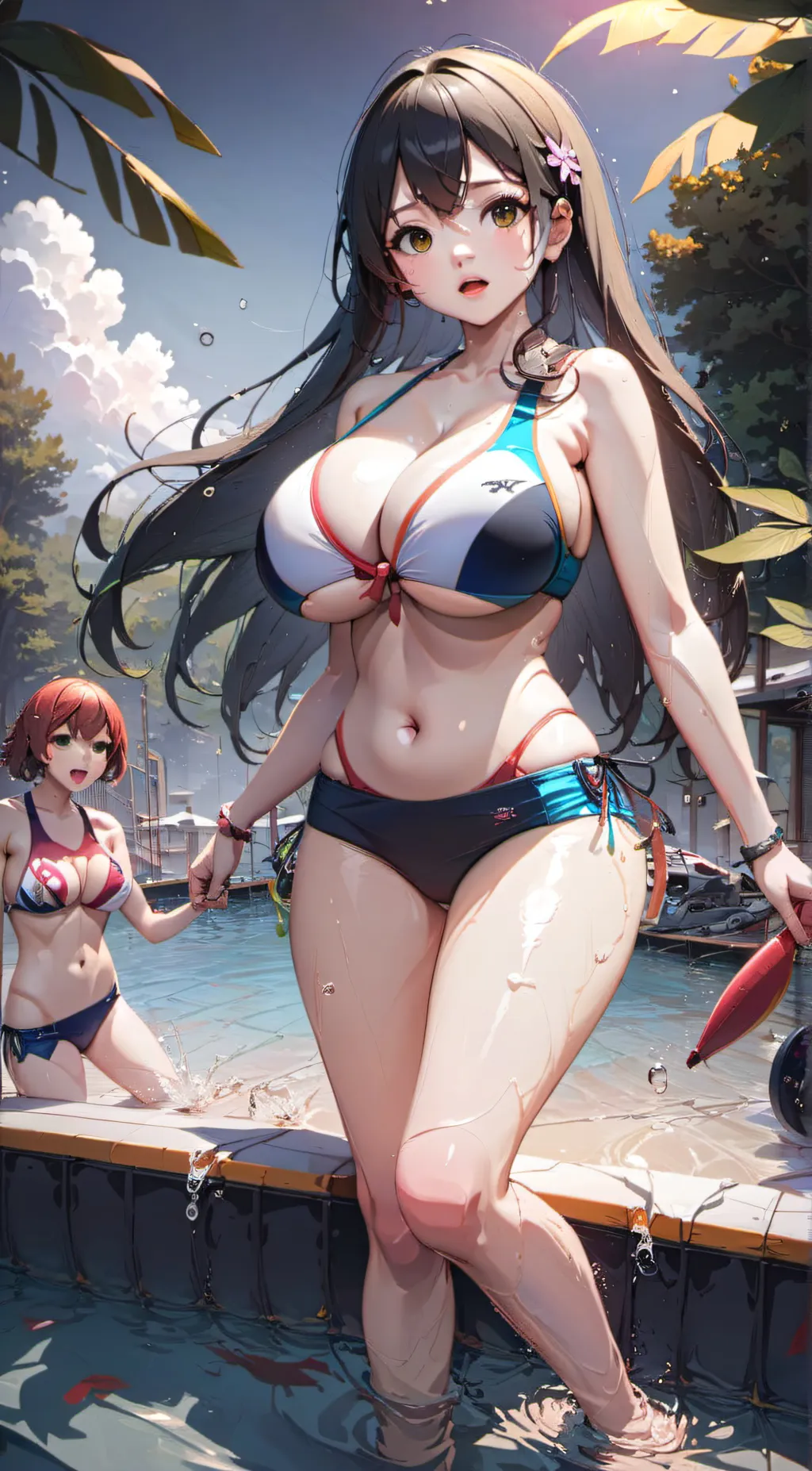 ai character: Sydney  background