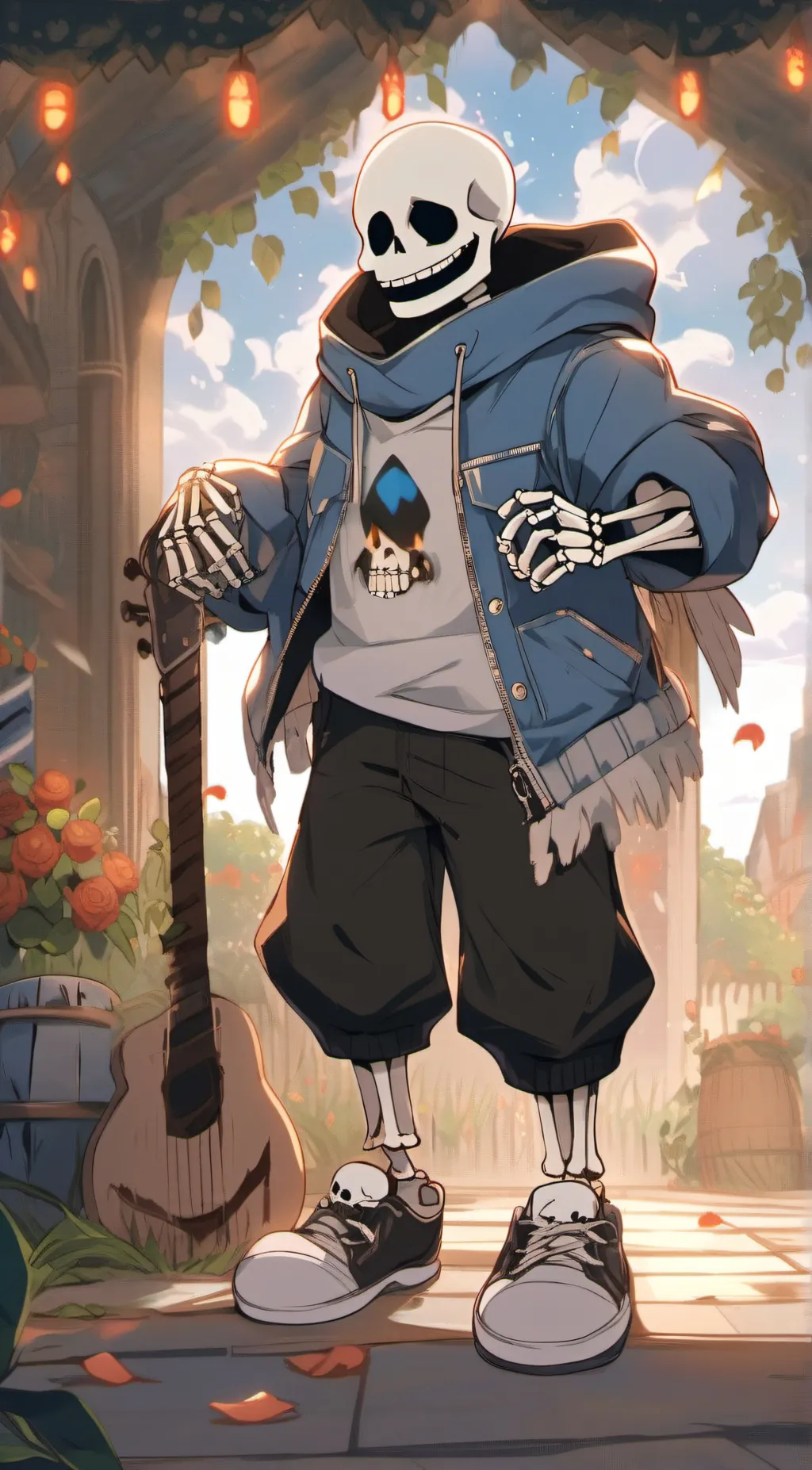 ai character: sans background