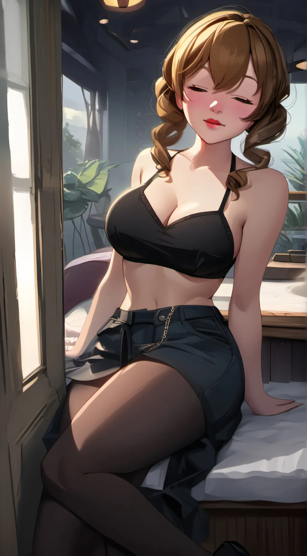 ai character: Alexis  background