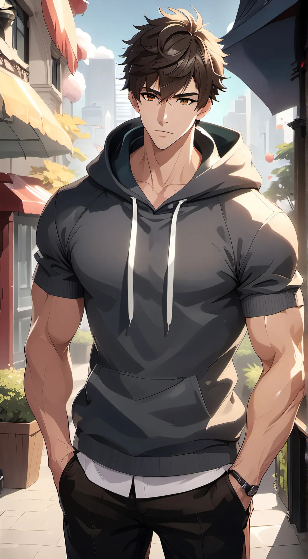 ai character: Axel  background