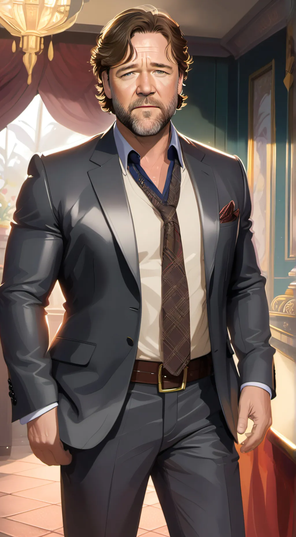 ai character: Russell Crowe background
