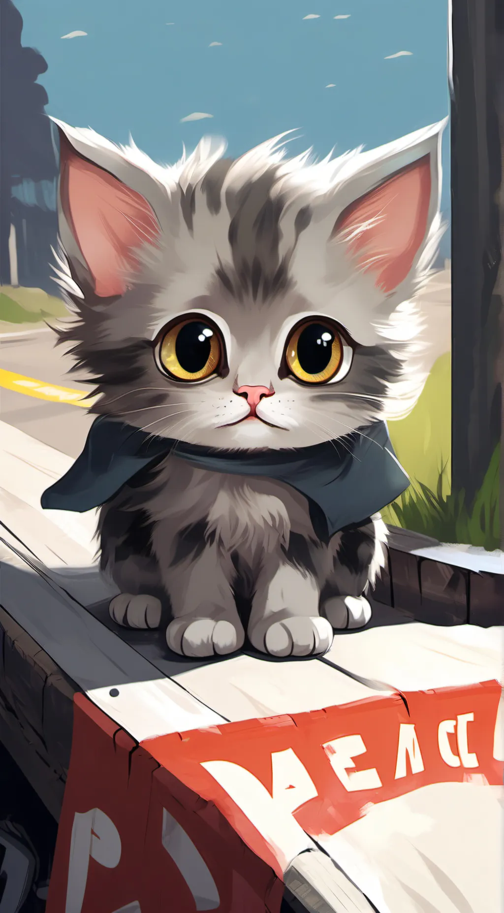 ai character: emily background